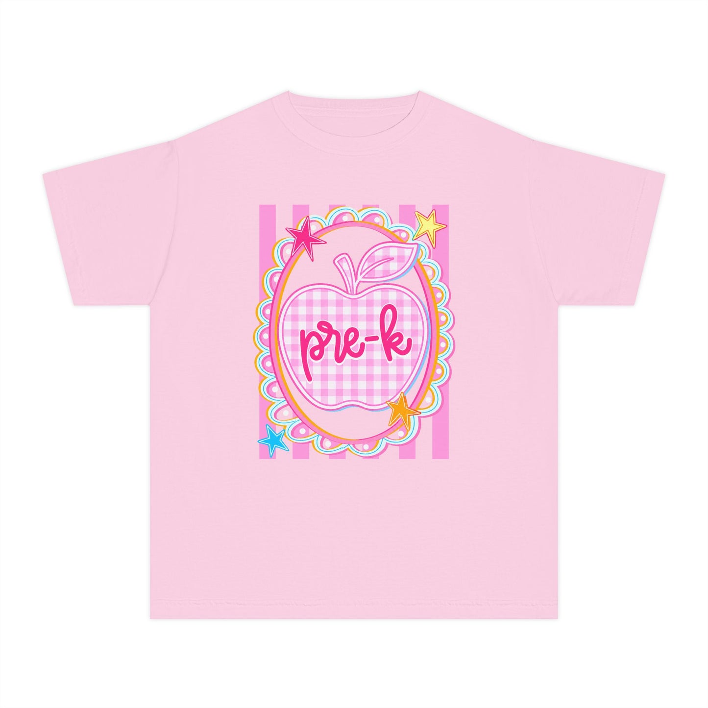 Pre-K Apple Youth T‑Shirt (Comfort Color)