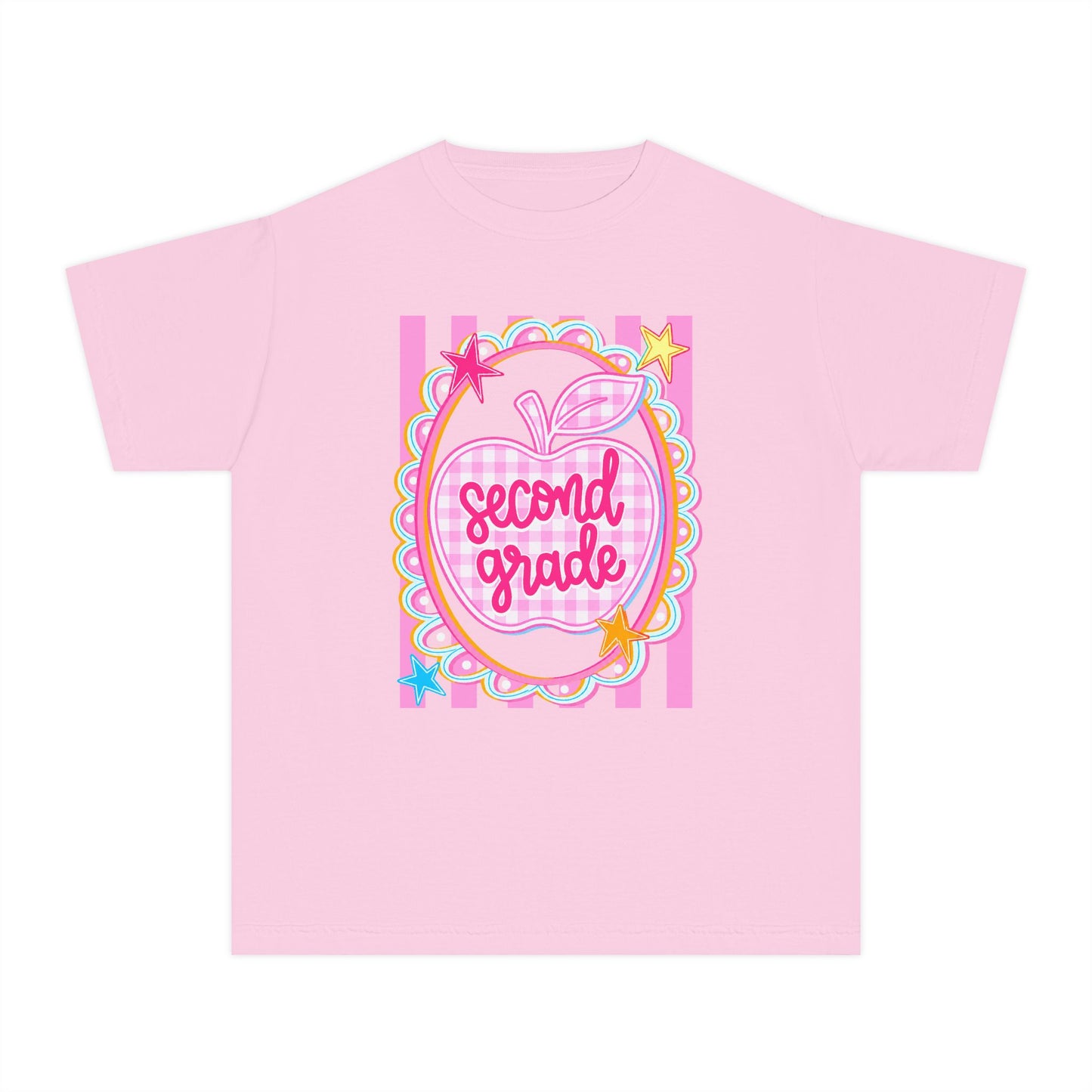 Second Grade Cute Apple Tee (Comfort Color)