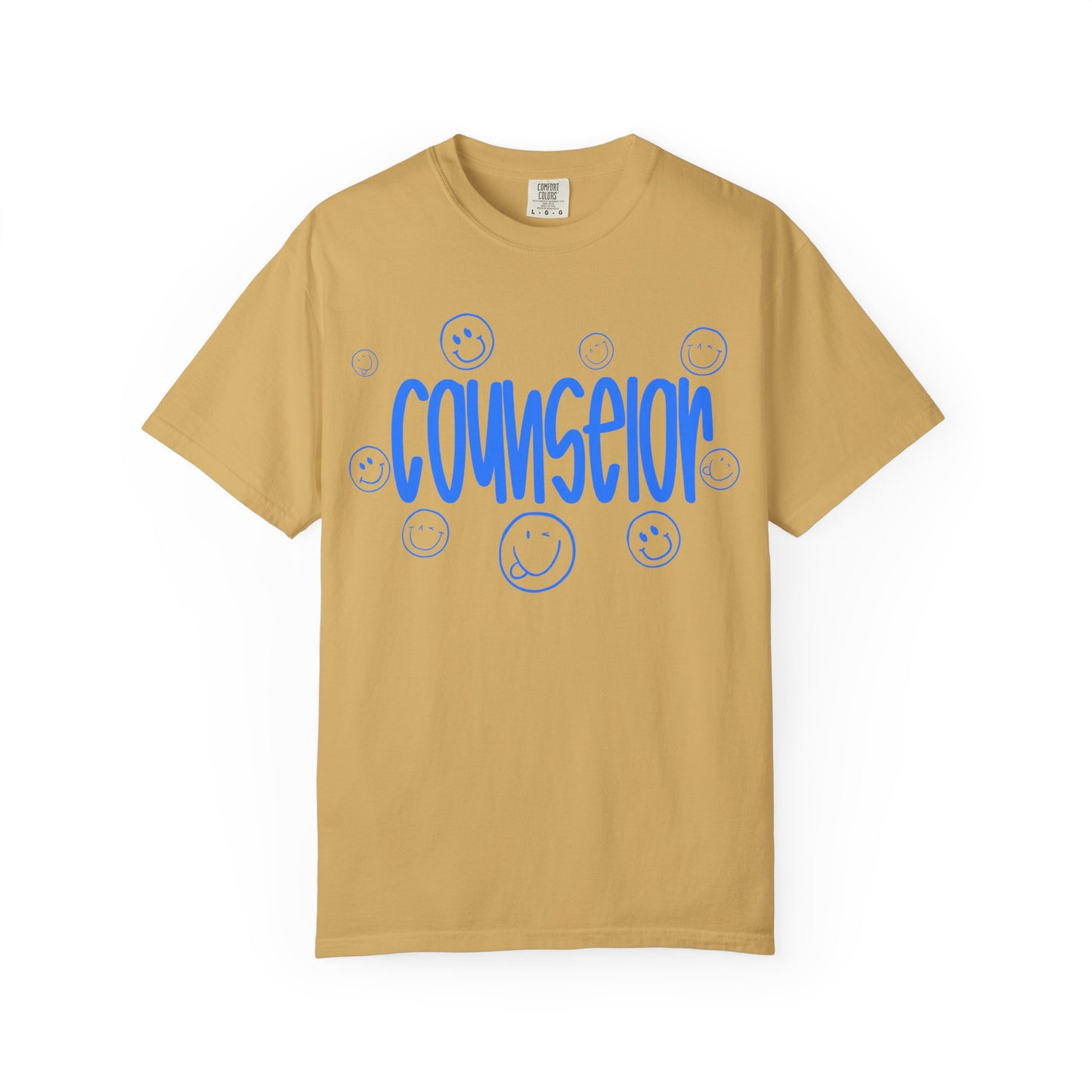 Counselor Smile Graphic T-Shirt (Comfort Color)