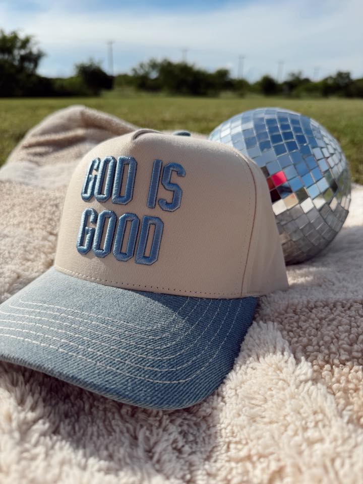 God is Good Denim Trucker