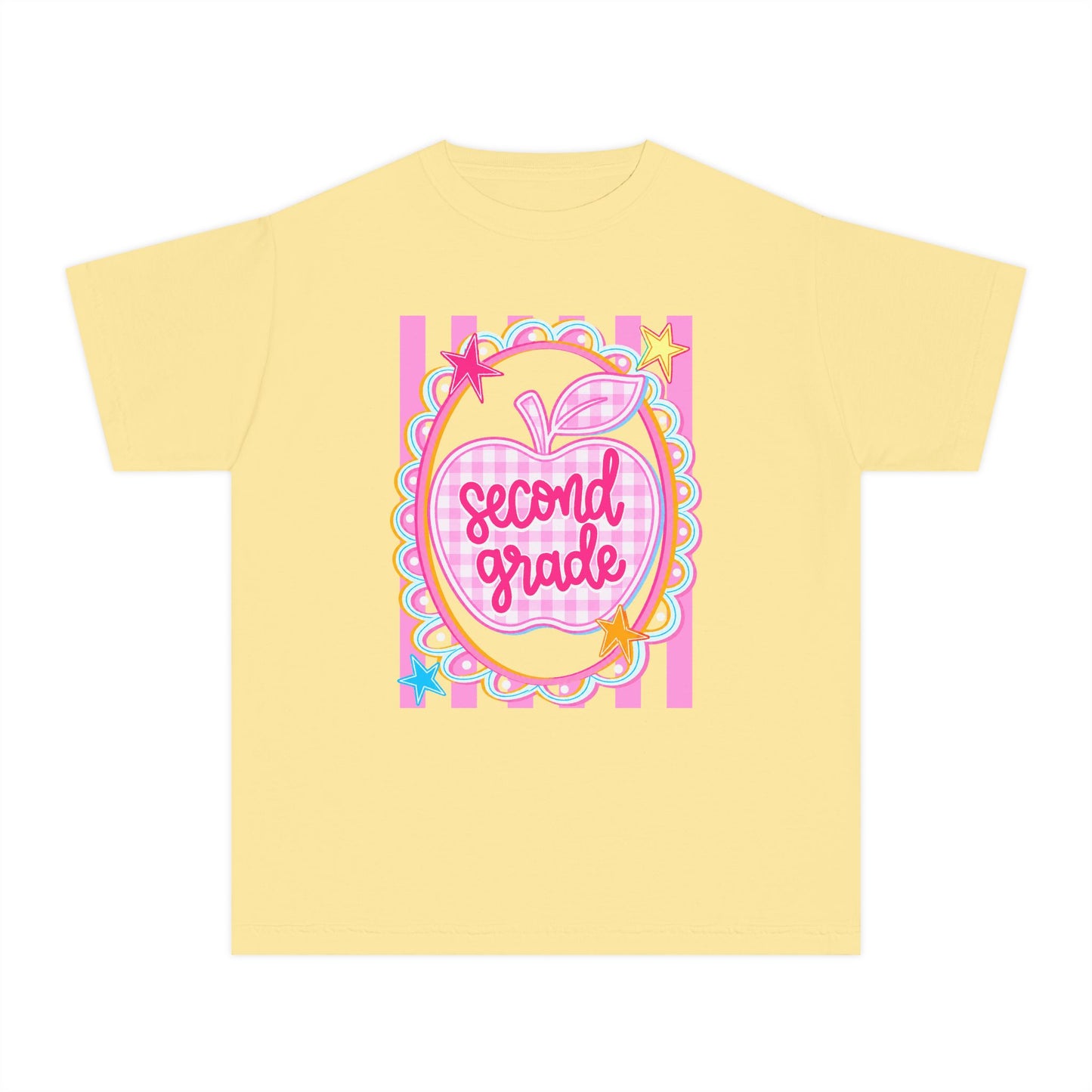 Second Grade Cute Apple Tee (Comfort Color)
