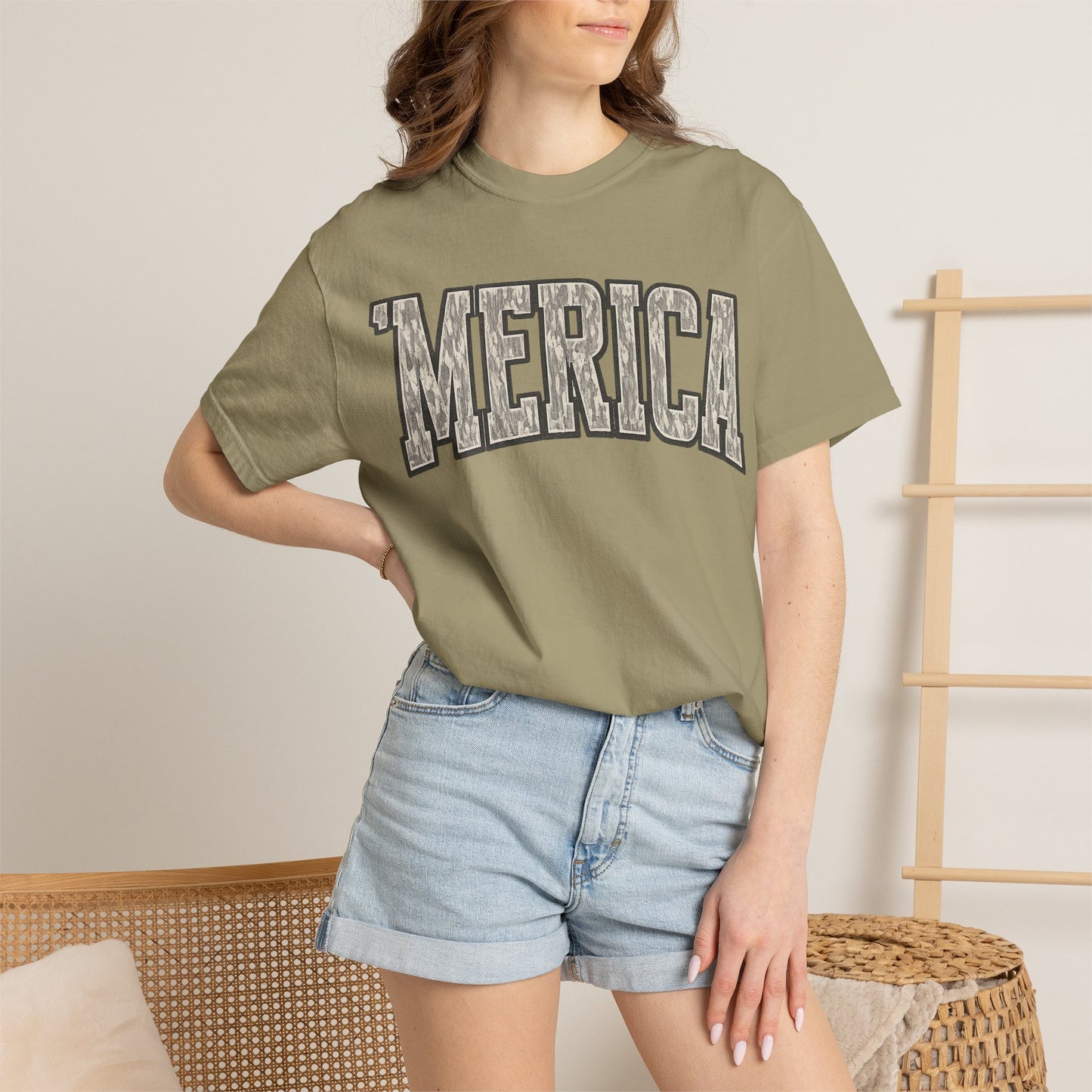 'MERICA Camo Graphic Tee