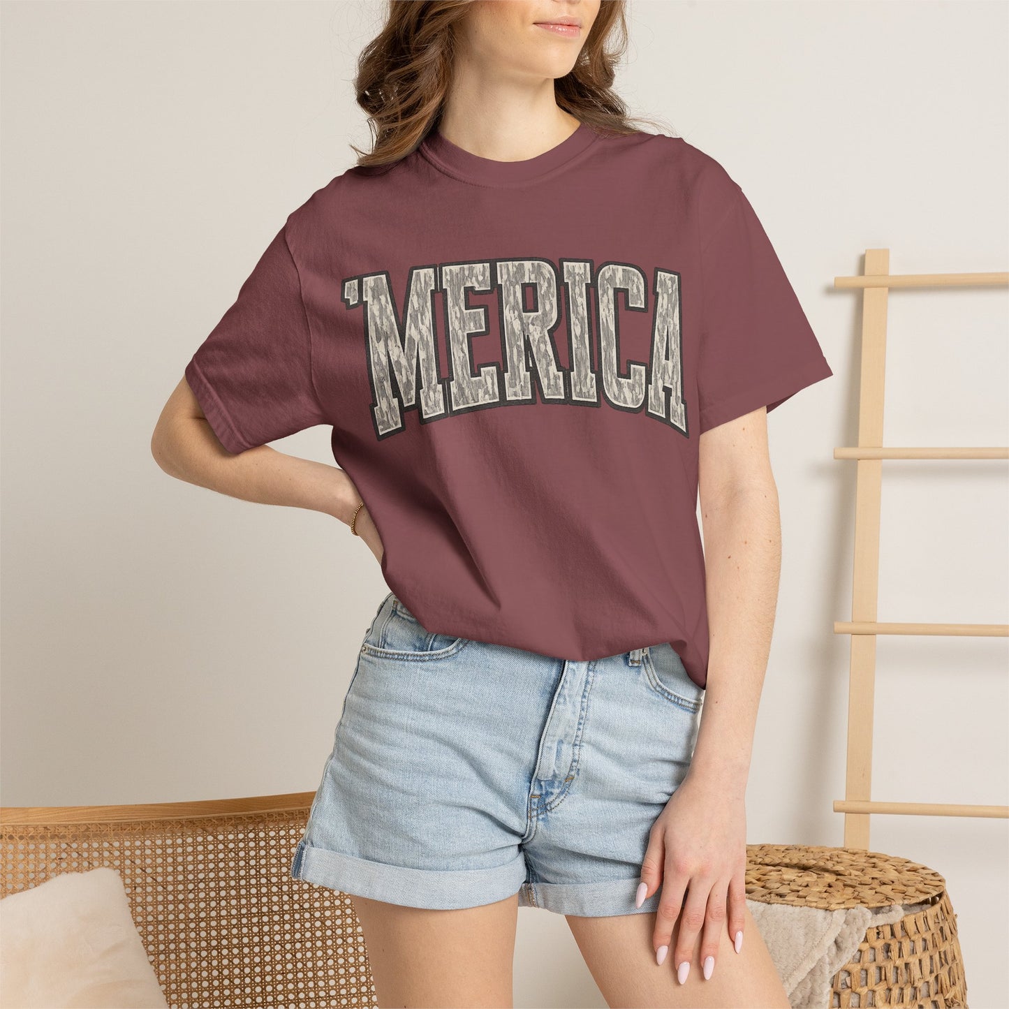 'MERICA Camo Graphic Tee