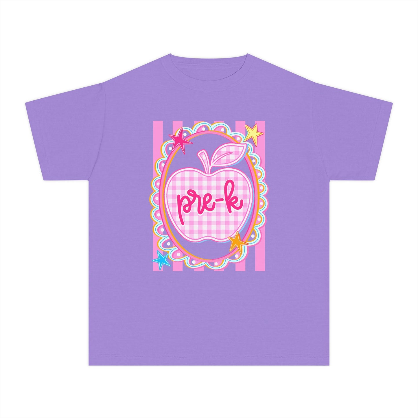 Pre-K Apple Youth T‑Shirt (Comfort Color)