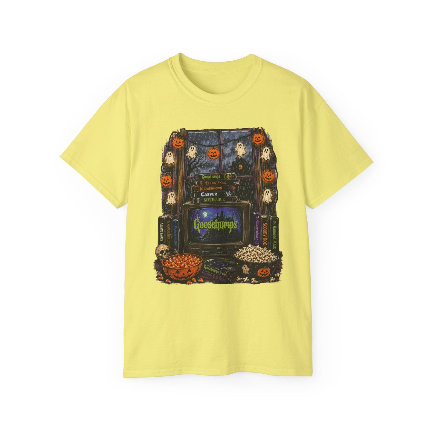 Goosebumps Retro Arcade Halloween Tee