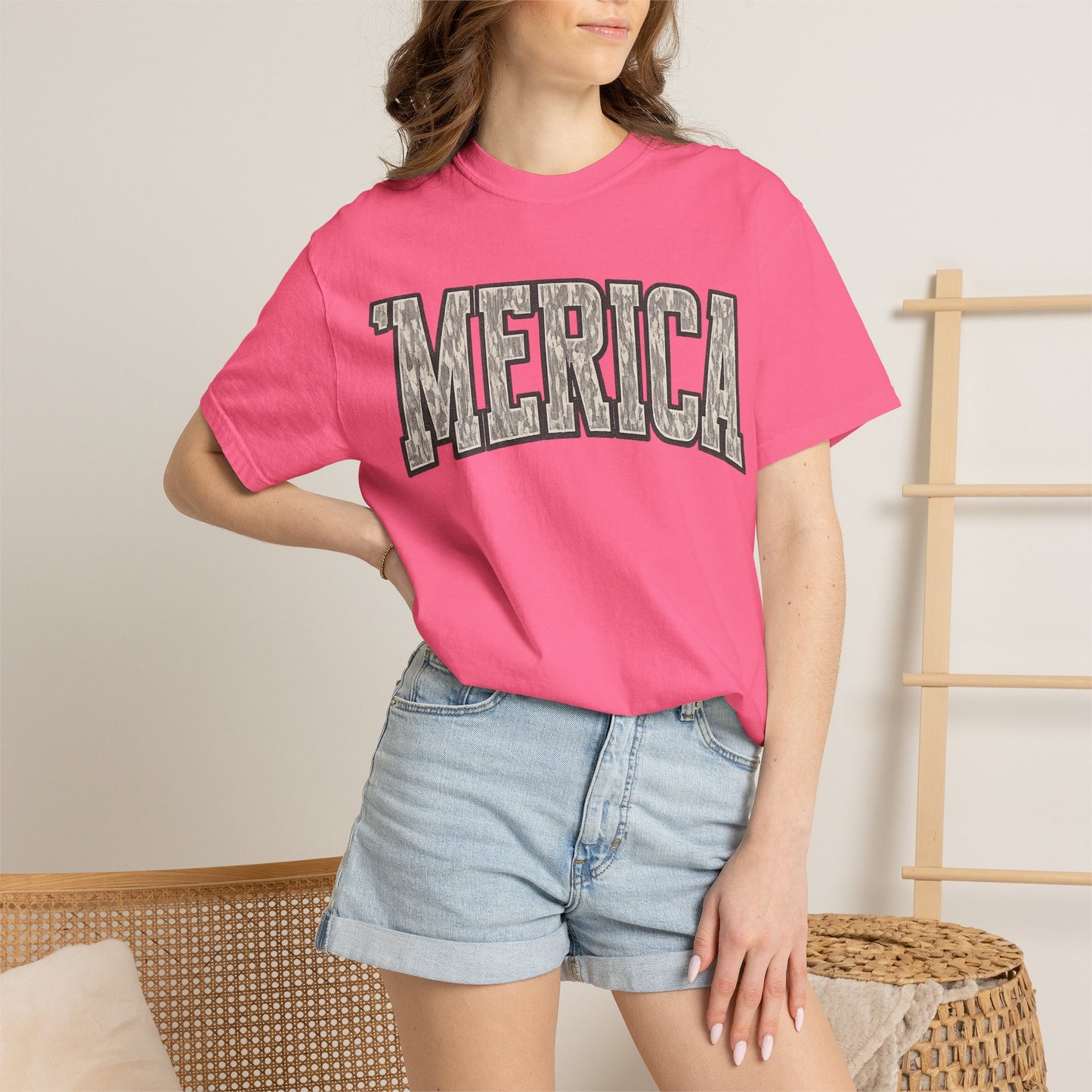 'MERICA Camo Graphic Tee