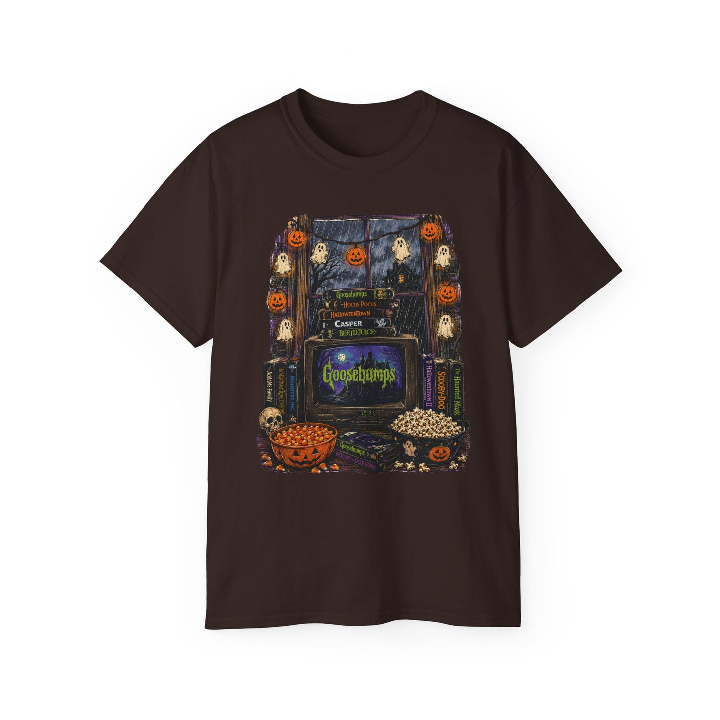Goosebumps Retro Arcade Halloween Tee