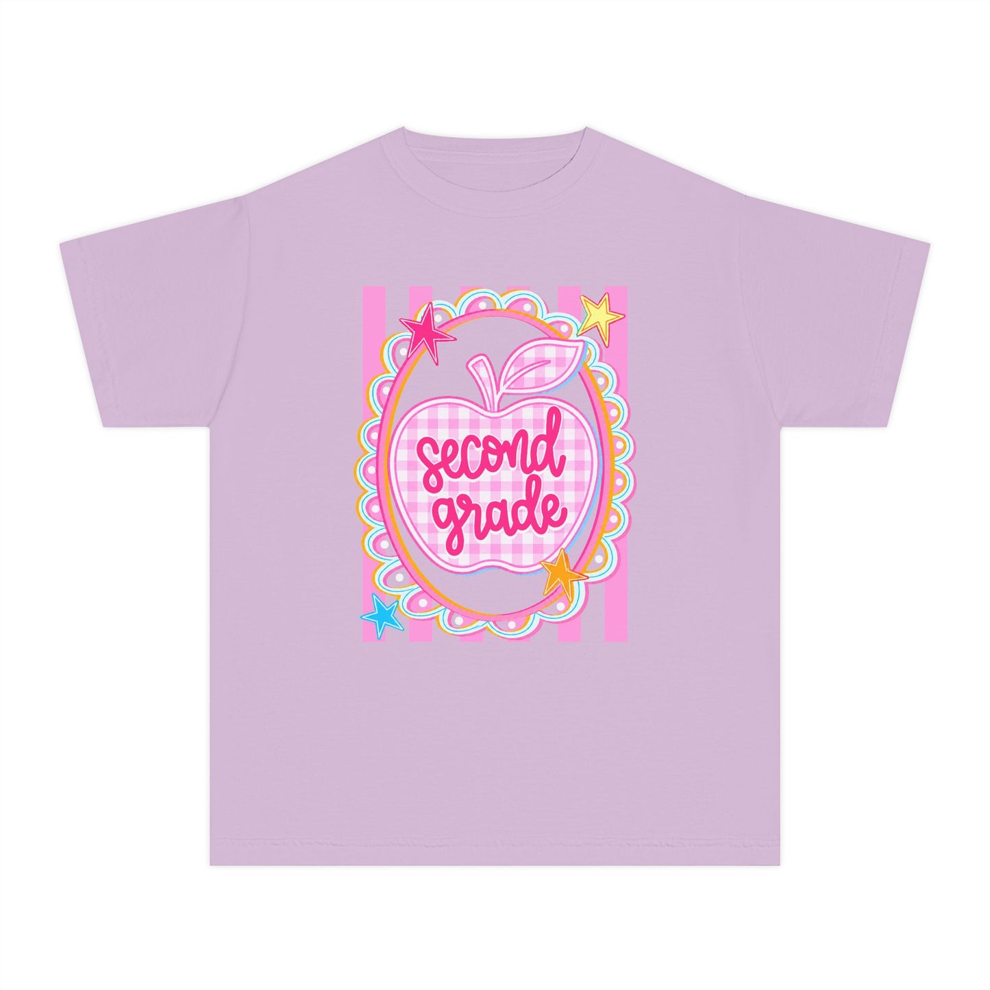 Second Grade Cute Apple Tee (Comfort Color)