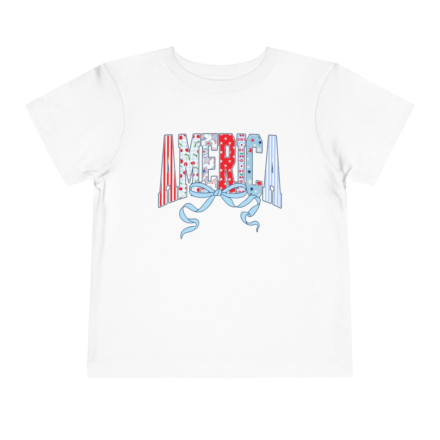 Coquette Patriotic Toddler Tee