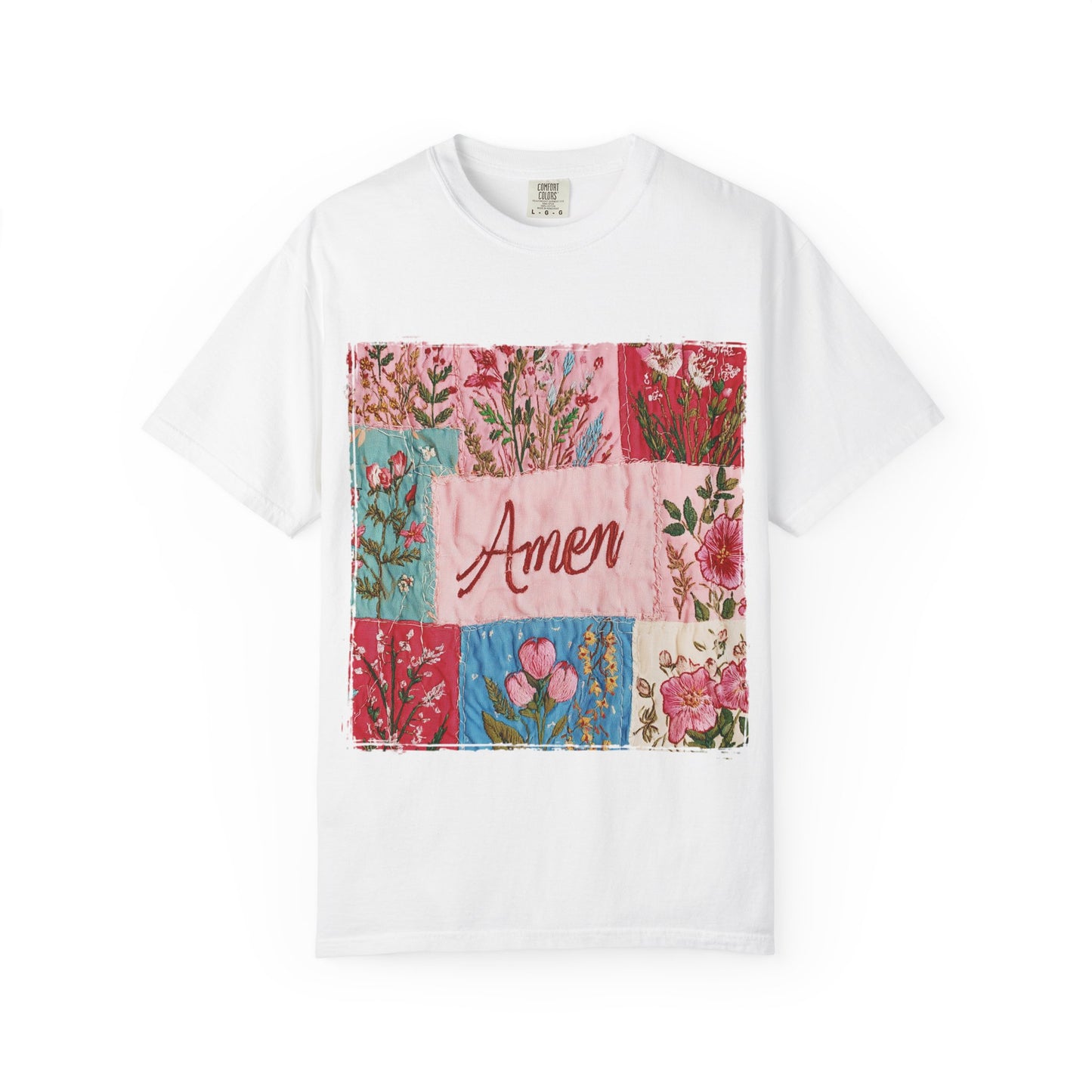Amen Patchwork Tee