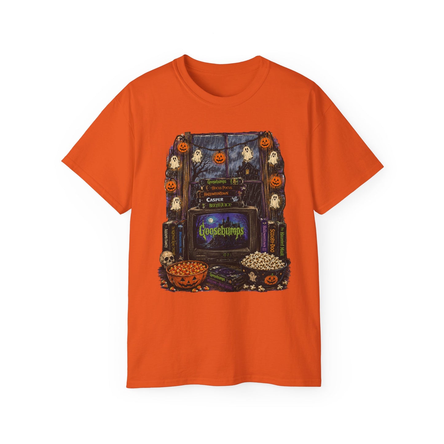 Goosebumps Retro Arcade Halloween Tee