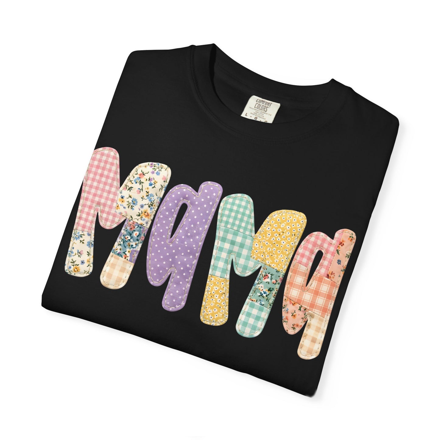 Floral & Gingham Mama Tee