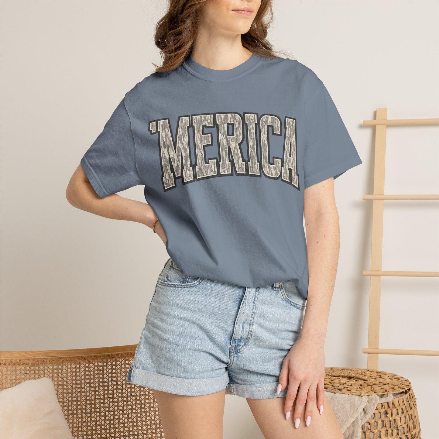 'MERICA Camo Graphic Tee