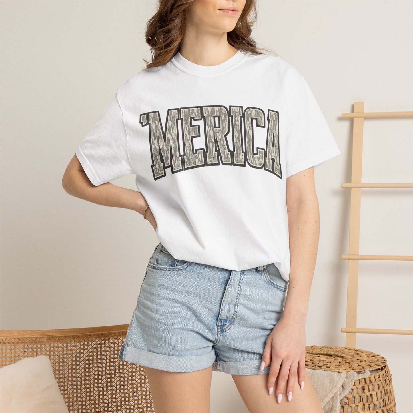 'MERICA Camo Graphic Tee