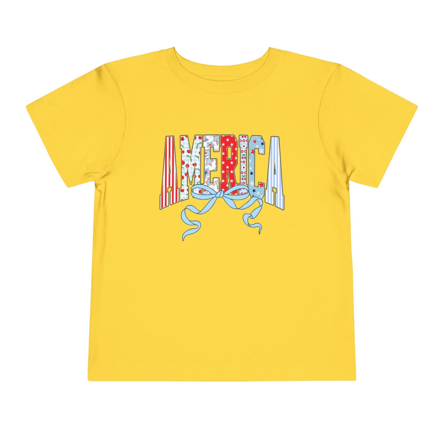 Coquette Patriotic Toddler Tee