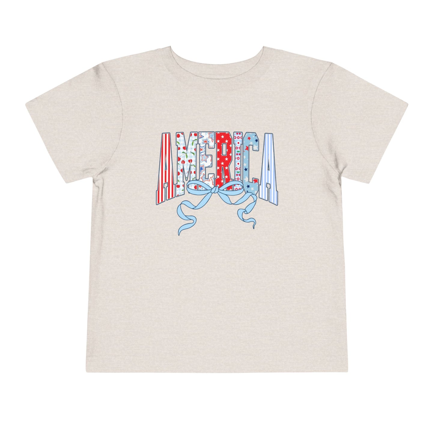 Coquette Patriotic Toddler Tee