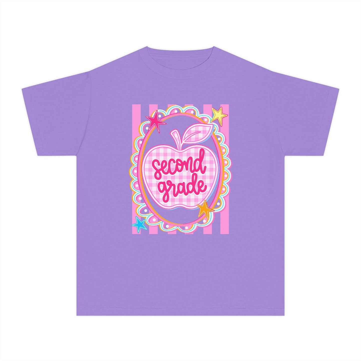 Second Grade Cute Apple Tee (Comfort Color)