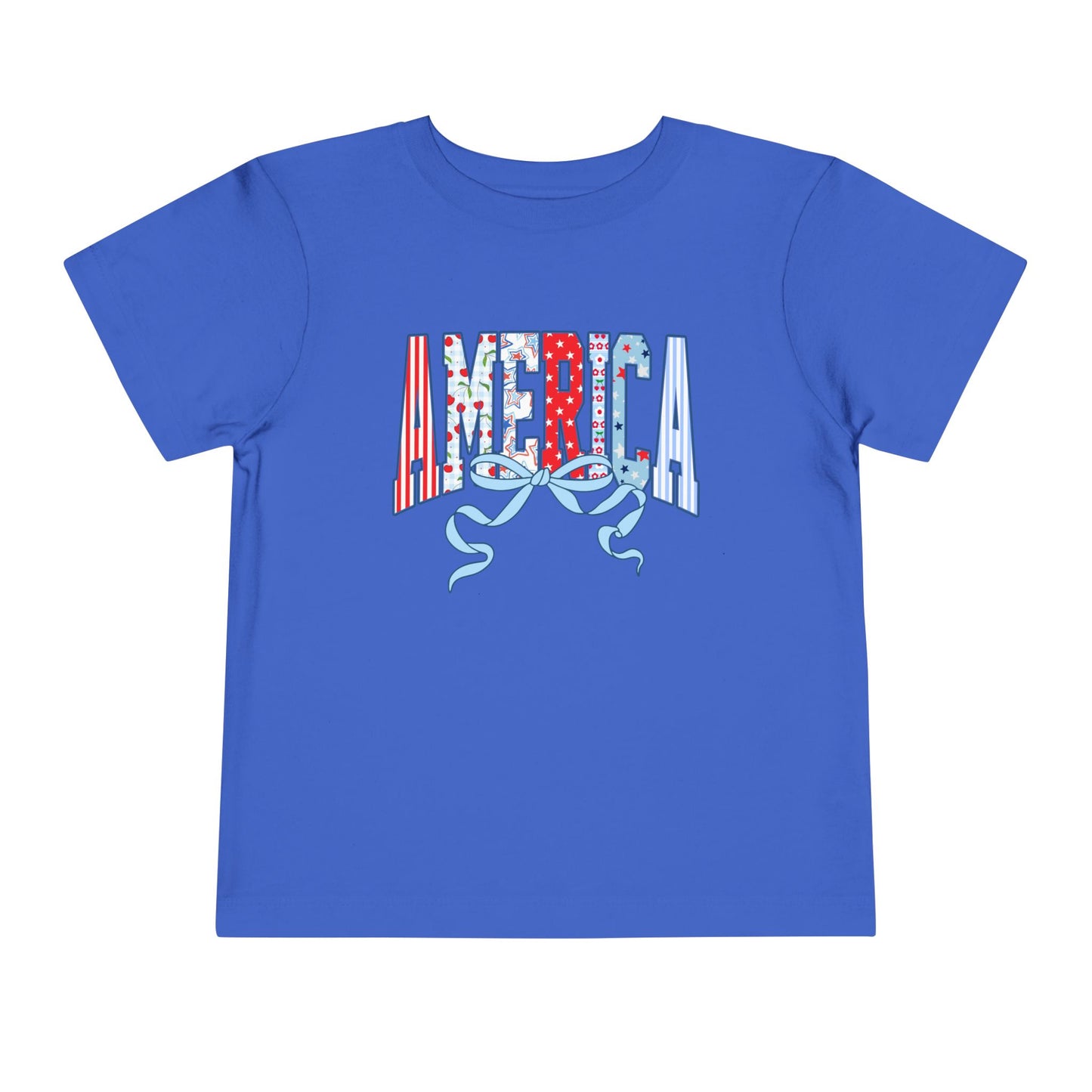 Coquette Patriotic Toddler Tee