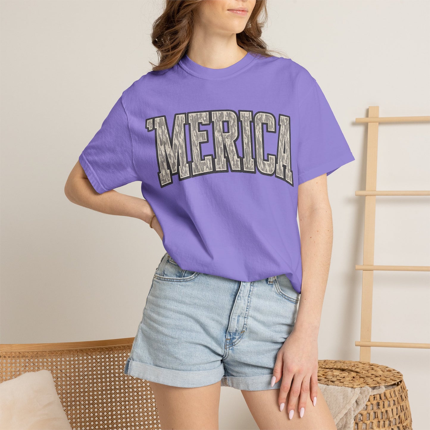'MERICA Camo Graphic Tee