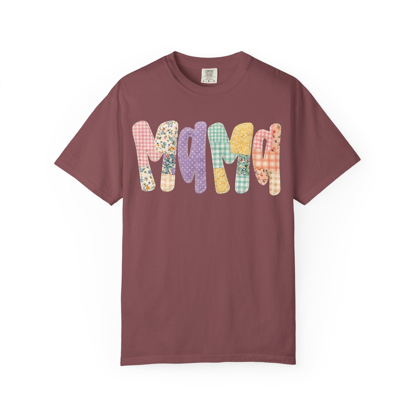 Floral & Gingham Mama Tee