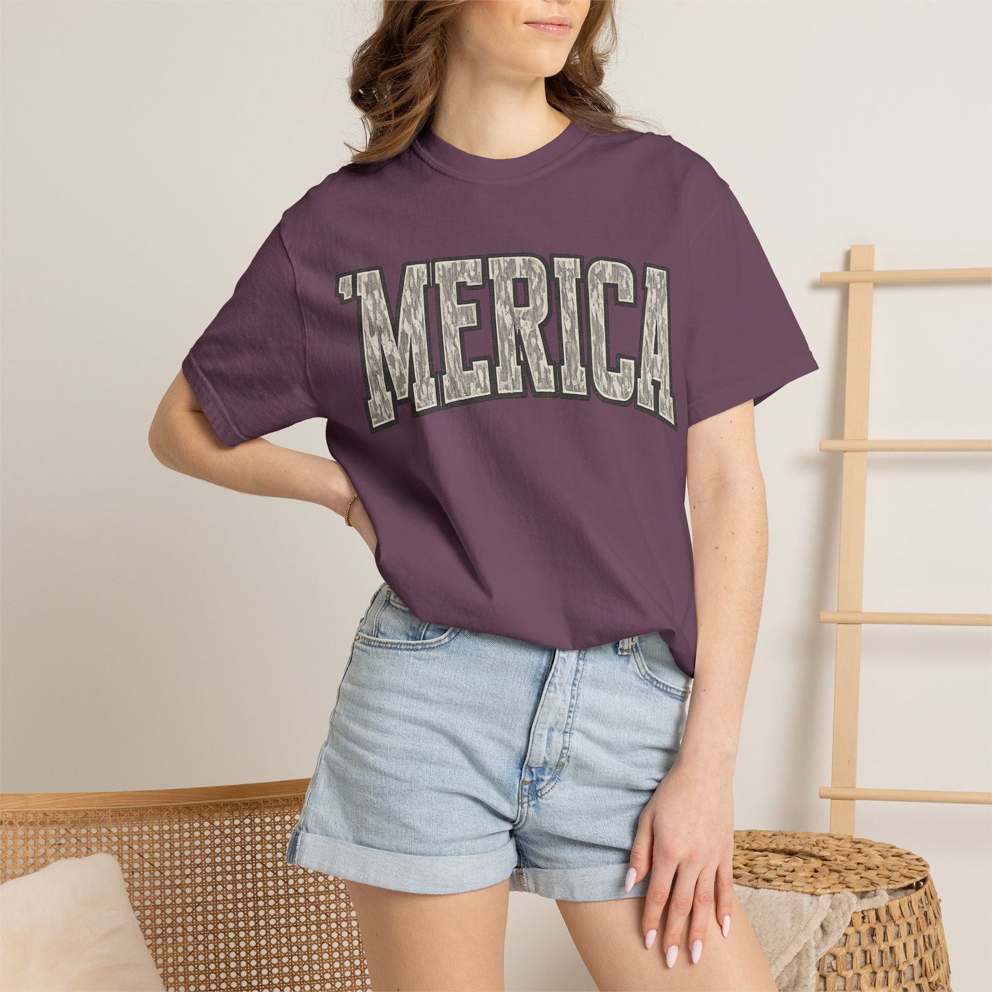 'MERICA Camo Graphic Tee