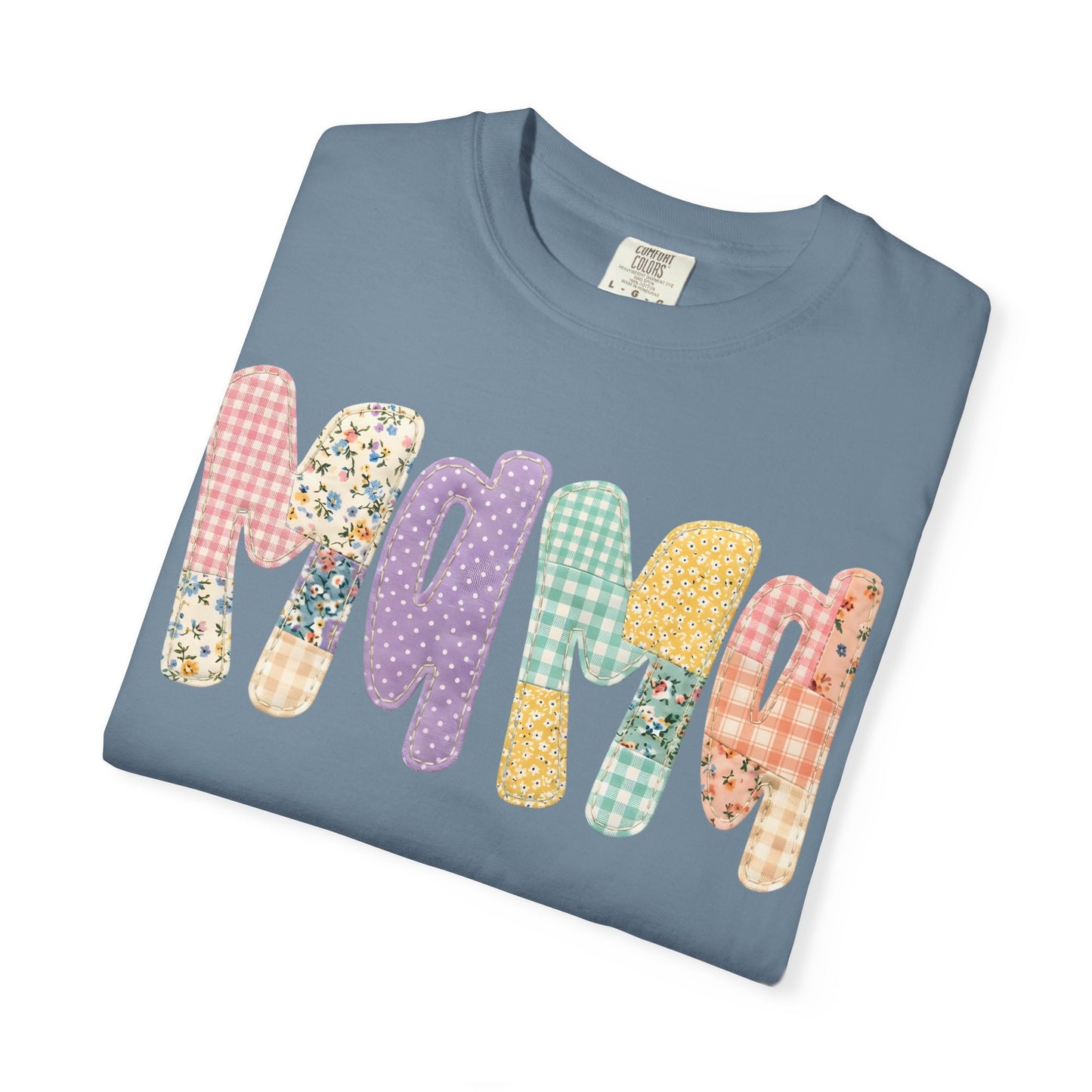 Floral & Gingham Mama Tee