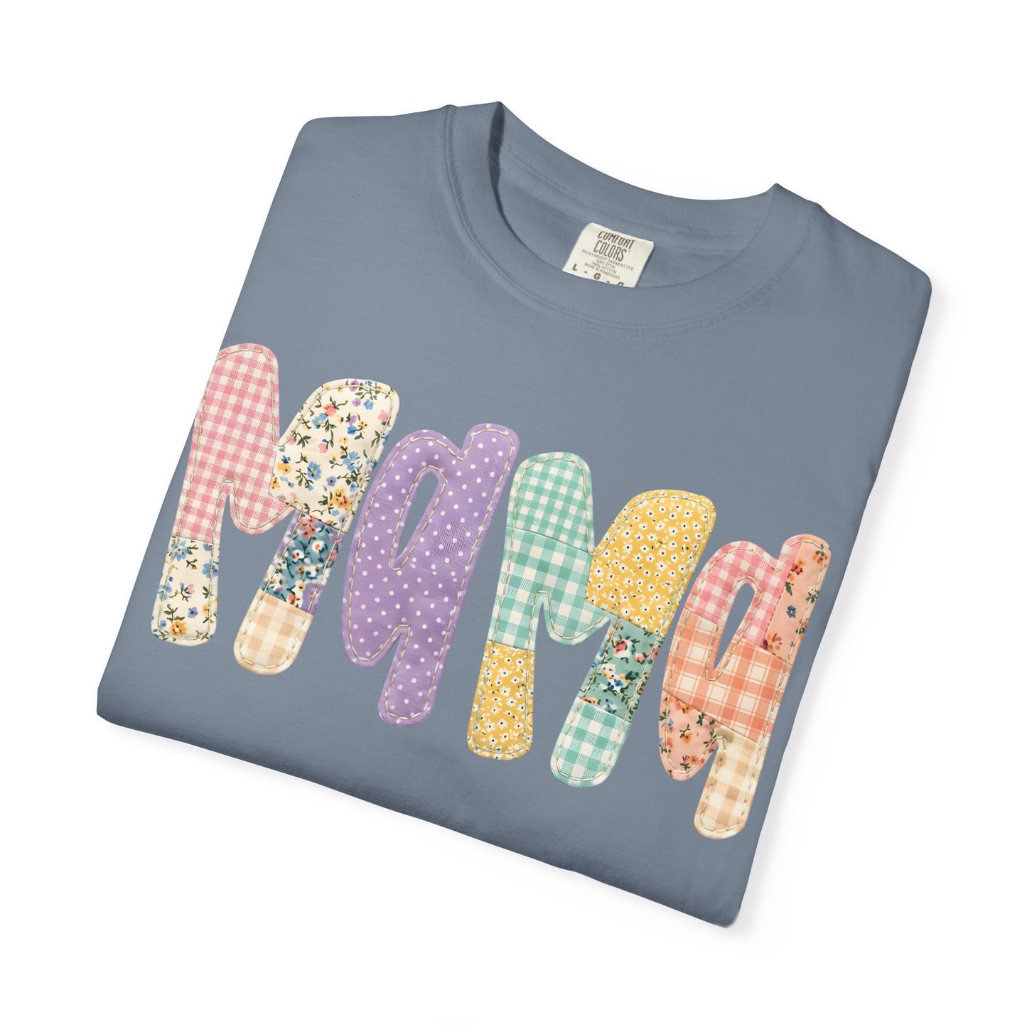 Floral & Gingham Mama Tee