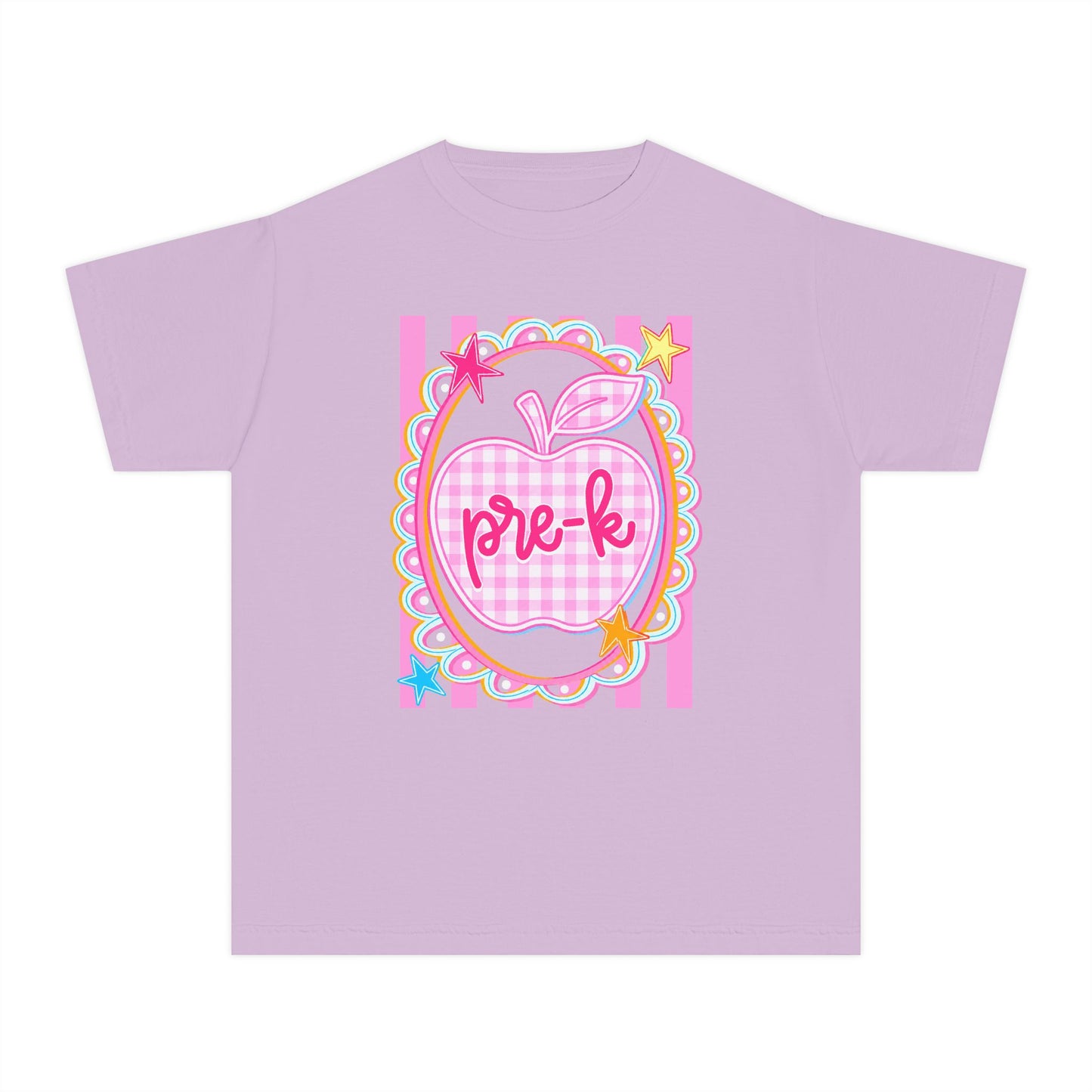 Pre-K Apple Youth T‑Shirt (Comfort Color)
