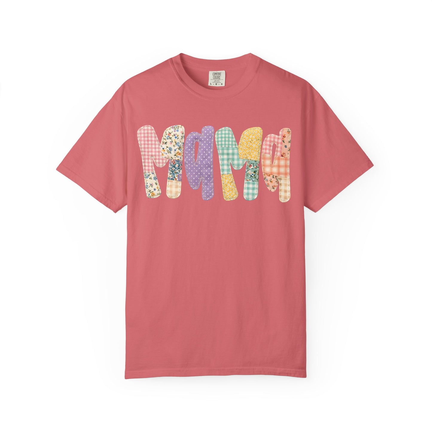 Floral & Gingham Mama Tee