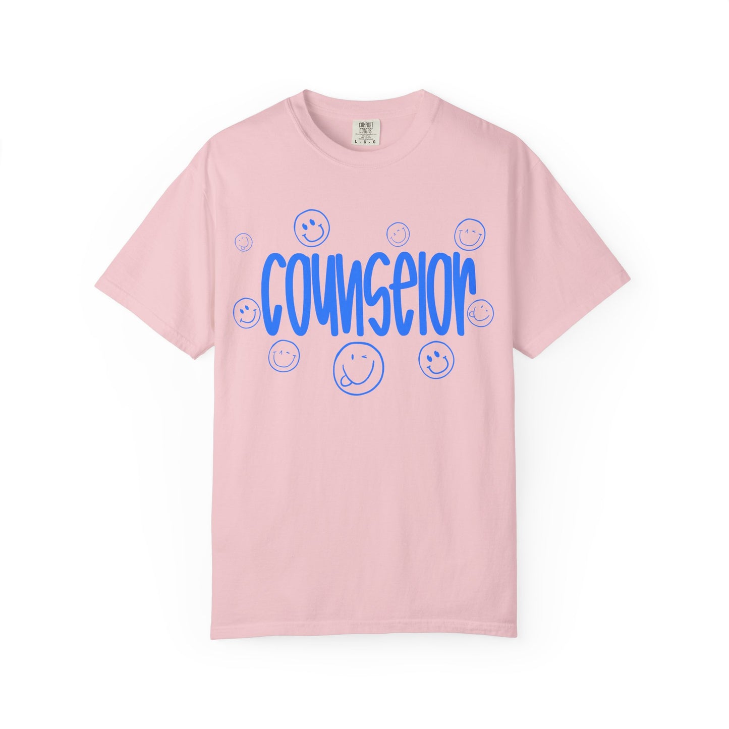 Counselor Smile Graphic T-Shirt (Comfort Color)