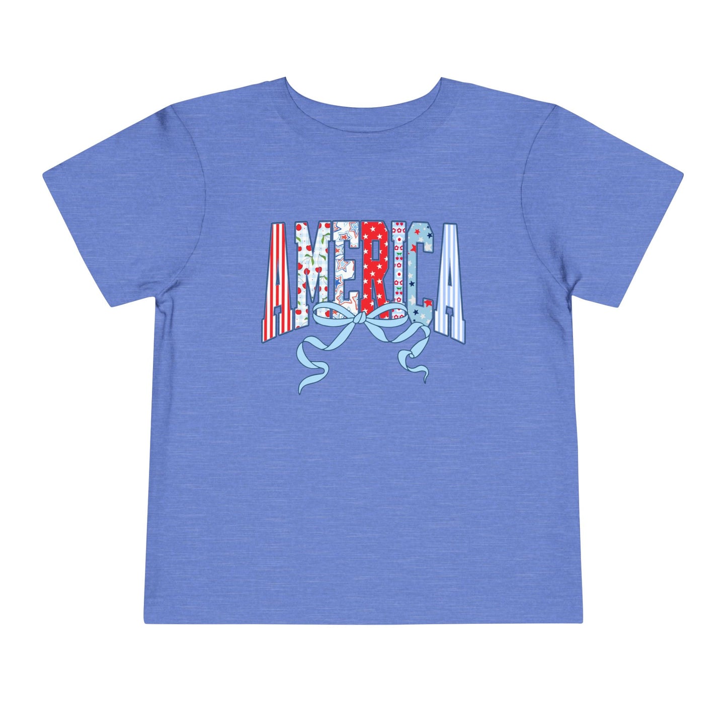 Coquette Patriotic Toddler Tee