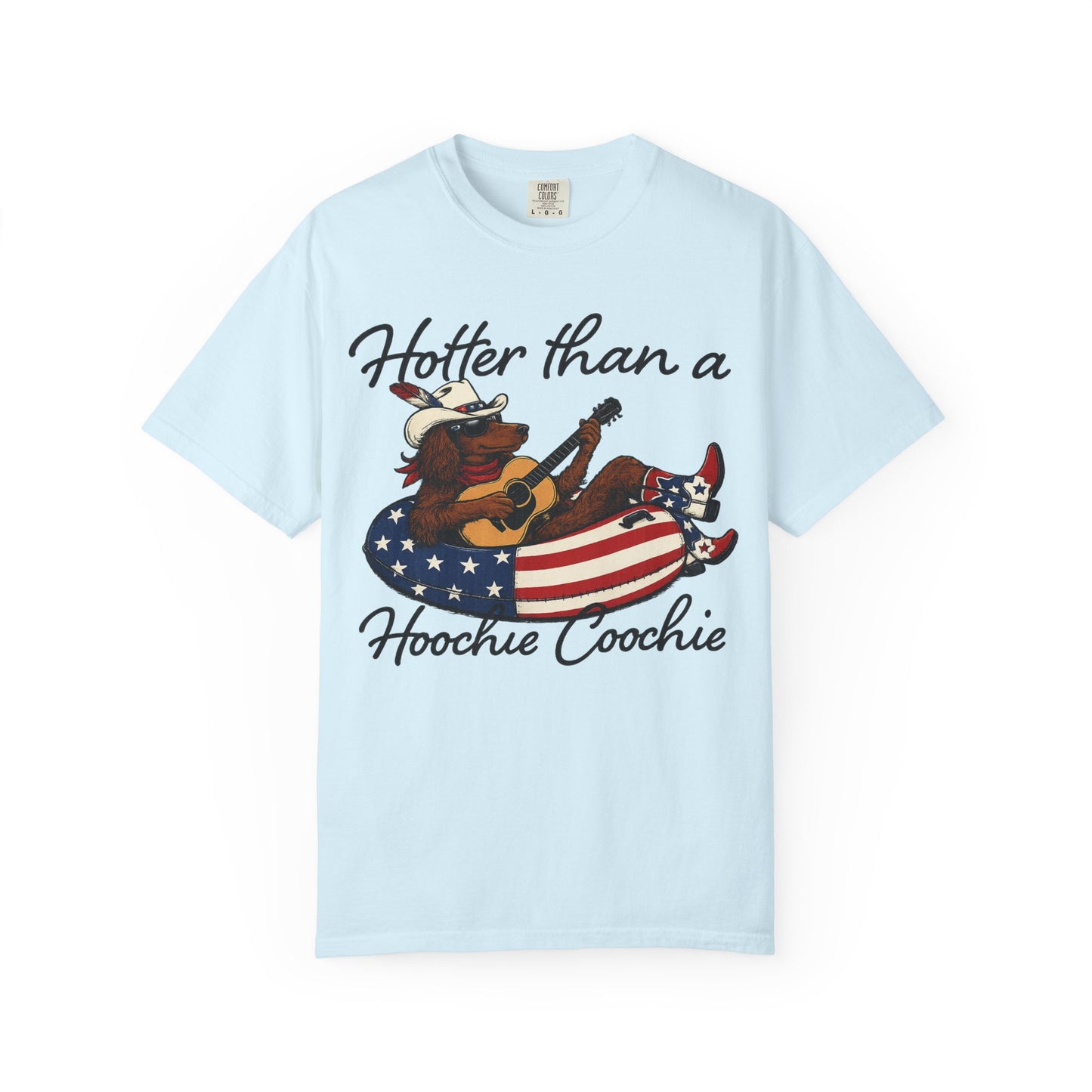 Hotter Than a Hoochie Coochie T-Shirt — Retro Cowgirl Americana Graphic Tee