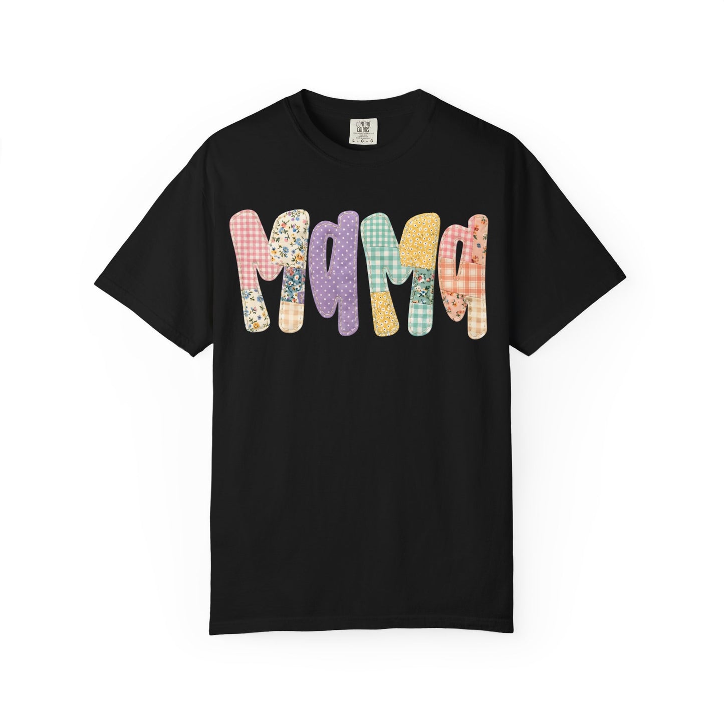 Floral & Gingham Mama Tee