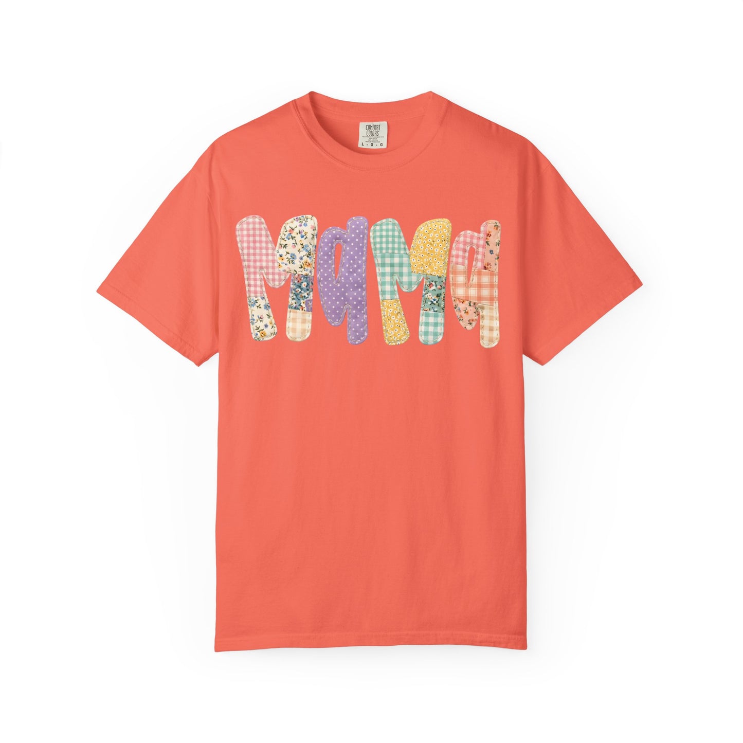 Floral & Gingham Mama Tee