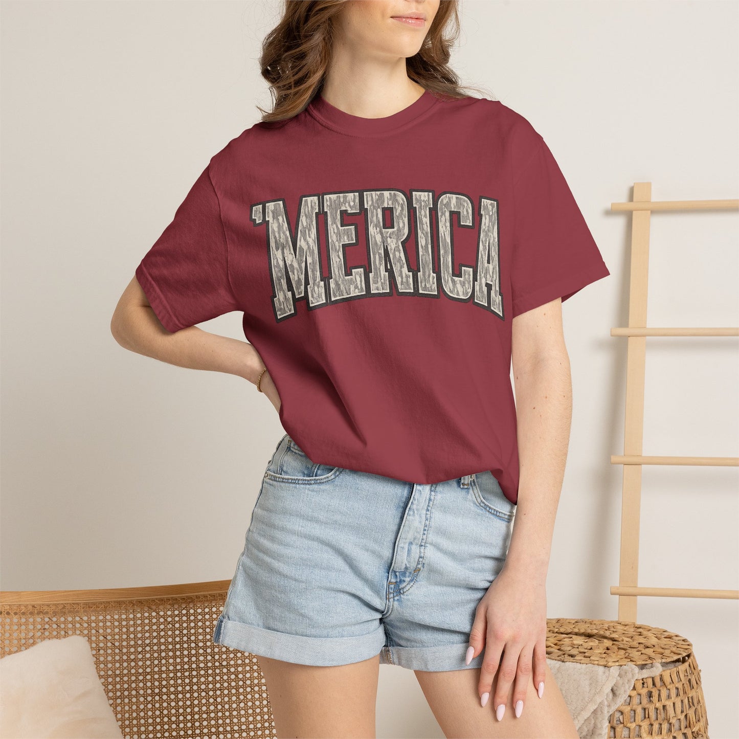 'MERICA Camo Graphic Tee