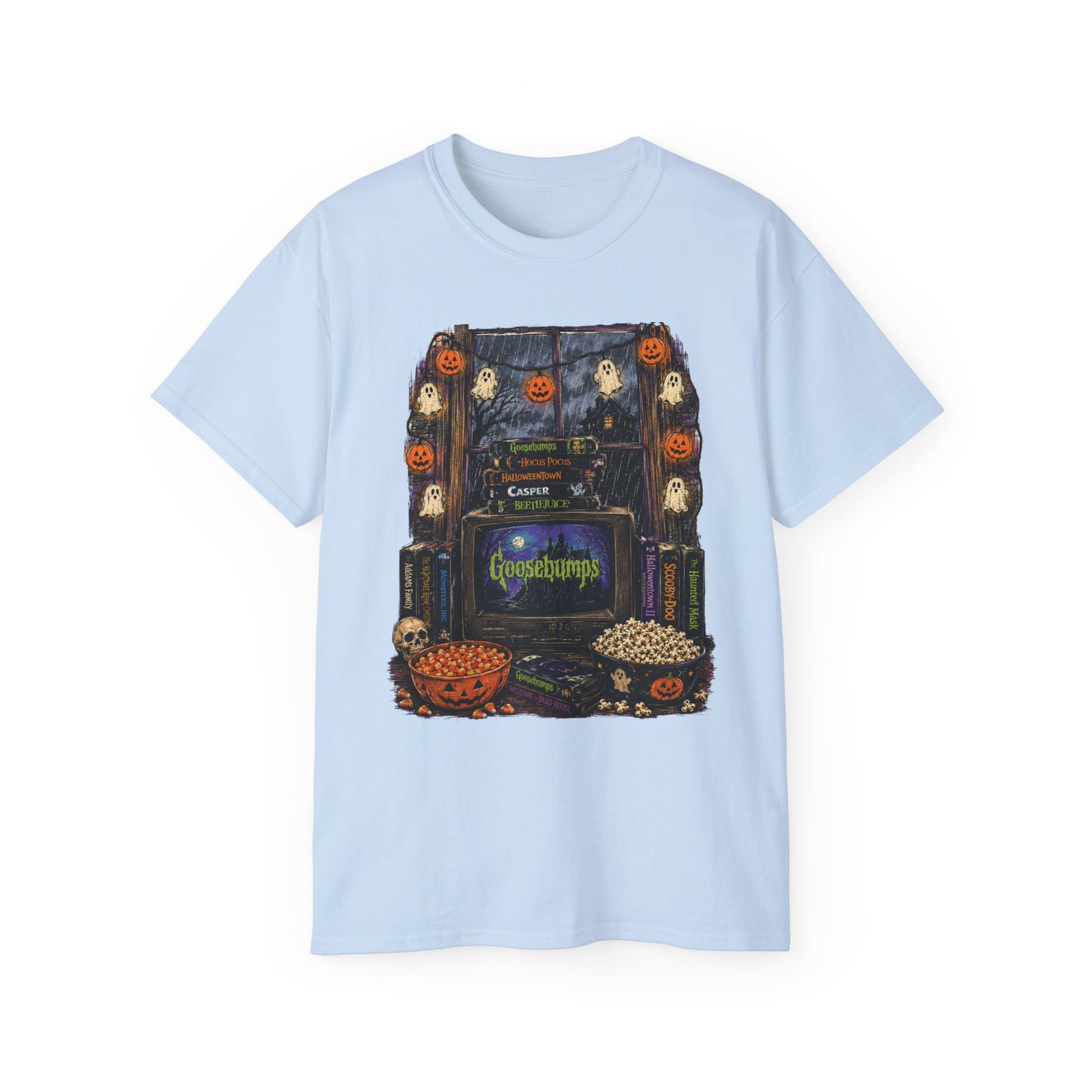 Goosebumps Retro Arcade Halloween Tee