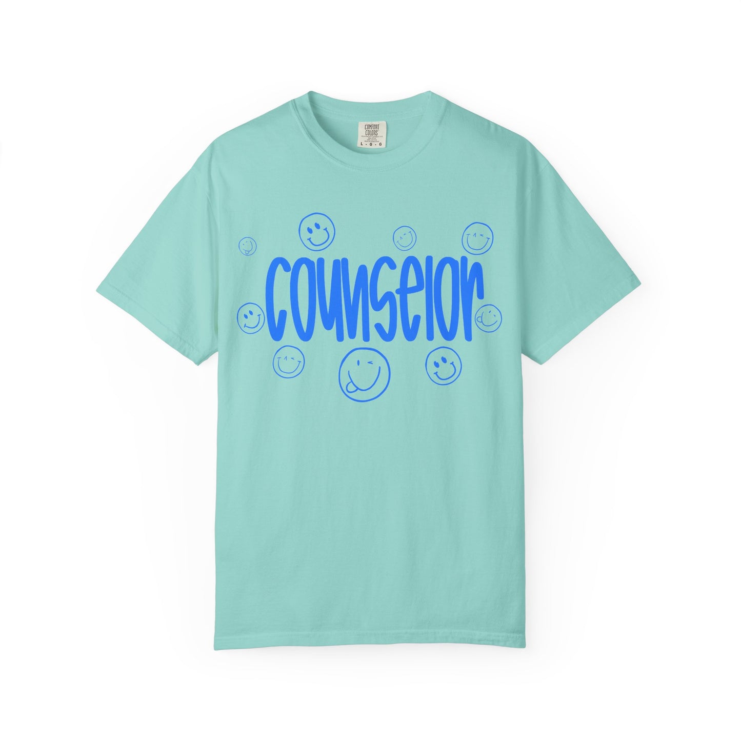 Counselor Smile Graphic T-Shirt (Comfort Color)