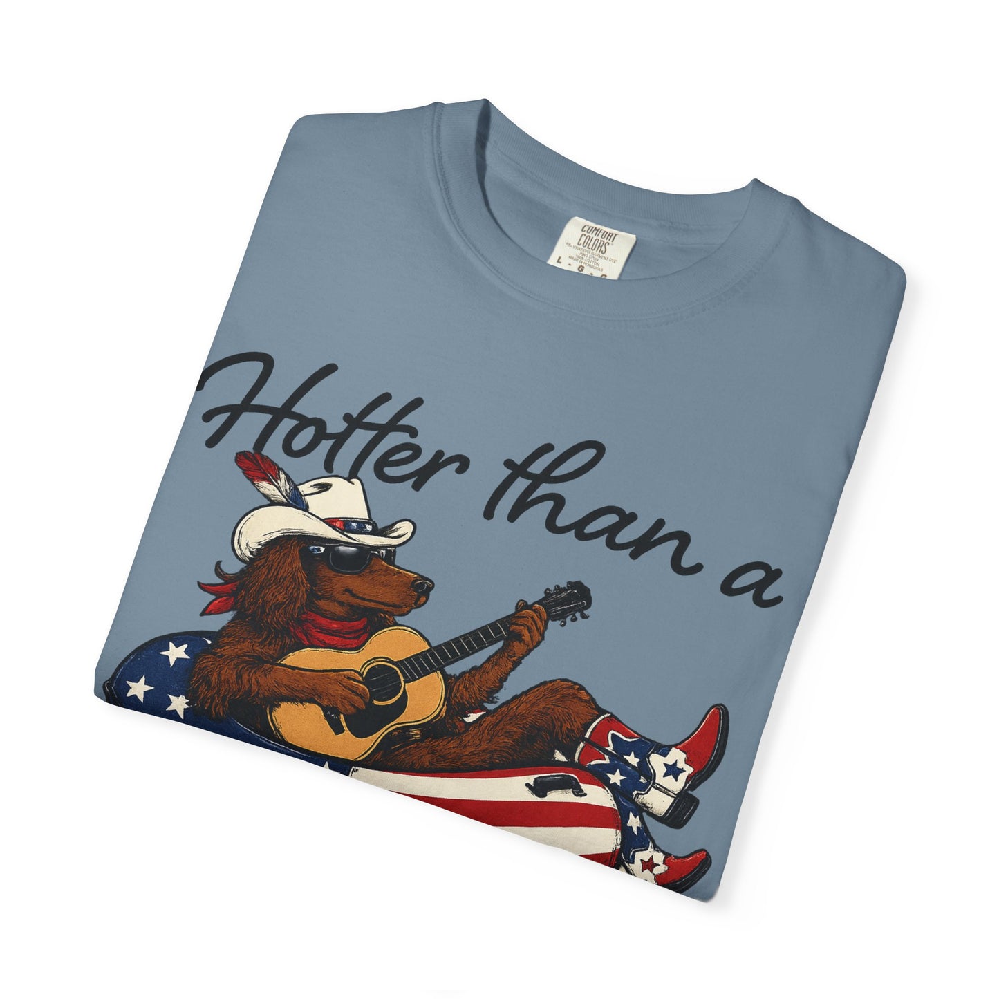 Hotter Than a Hoochie Coochie T-Shirt — Retro Cowgirl Americana Graphic Tee