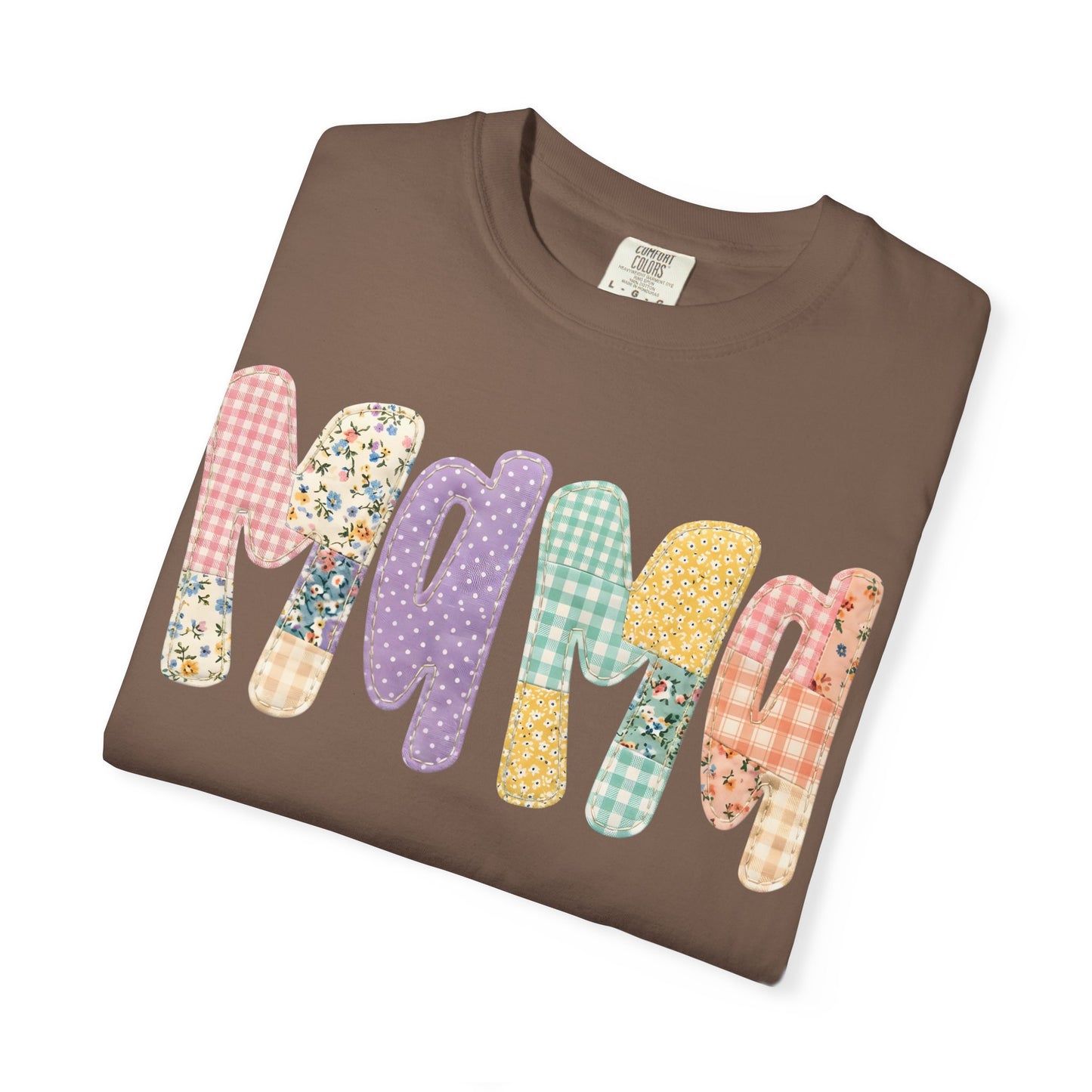 Floral & Gingham Mama Tee