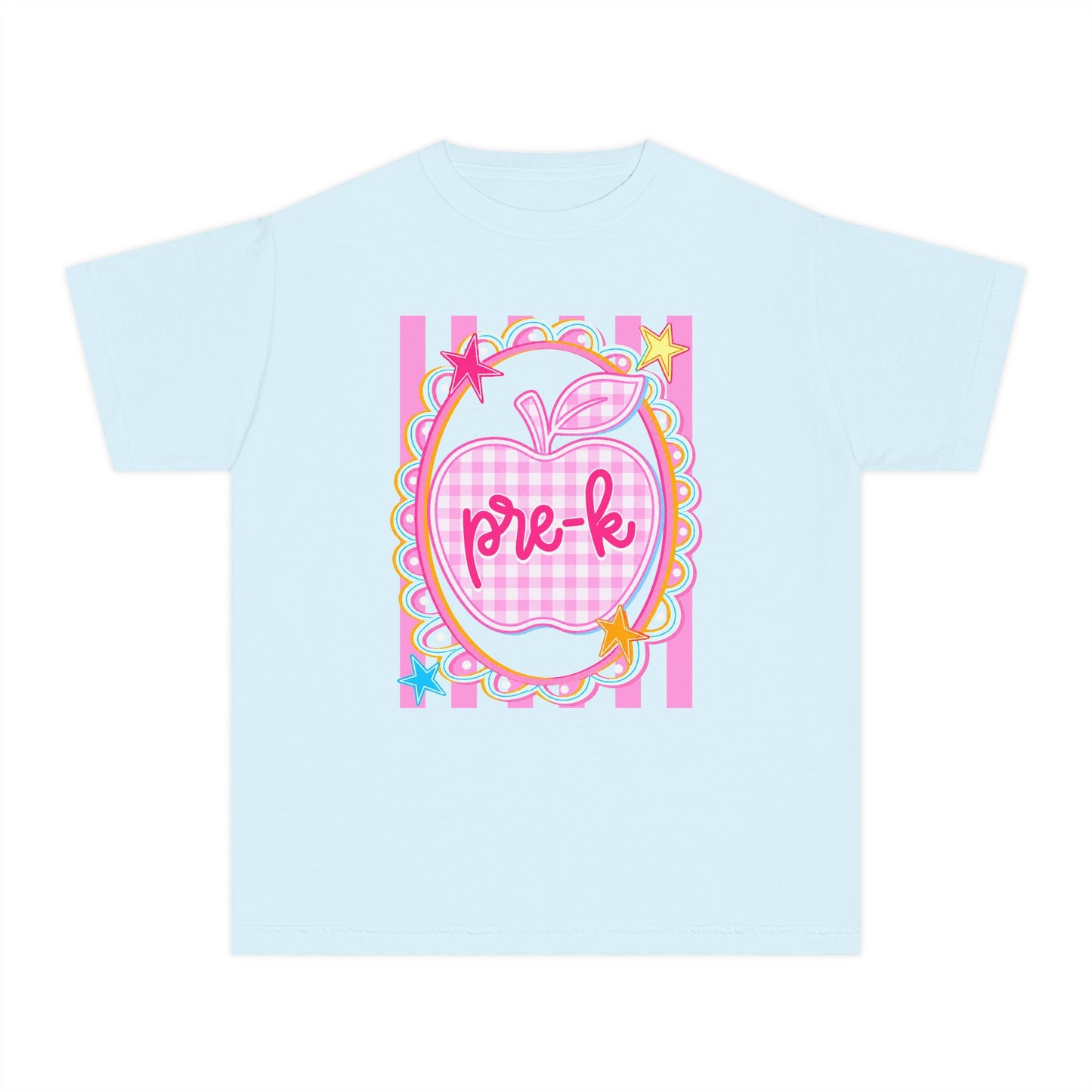 Pre-K Apple Youth T‑Shirt (Comfort Color)