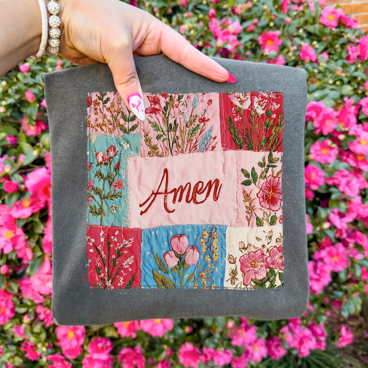 Amen Patchwork Tee