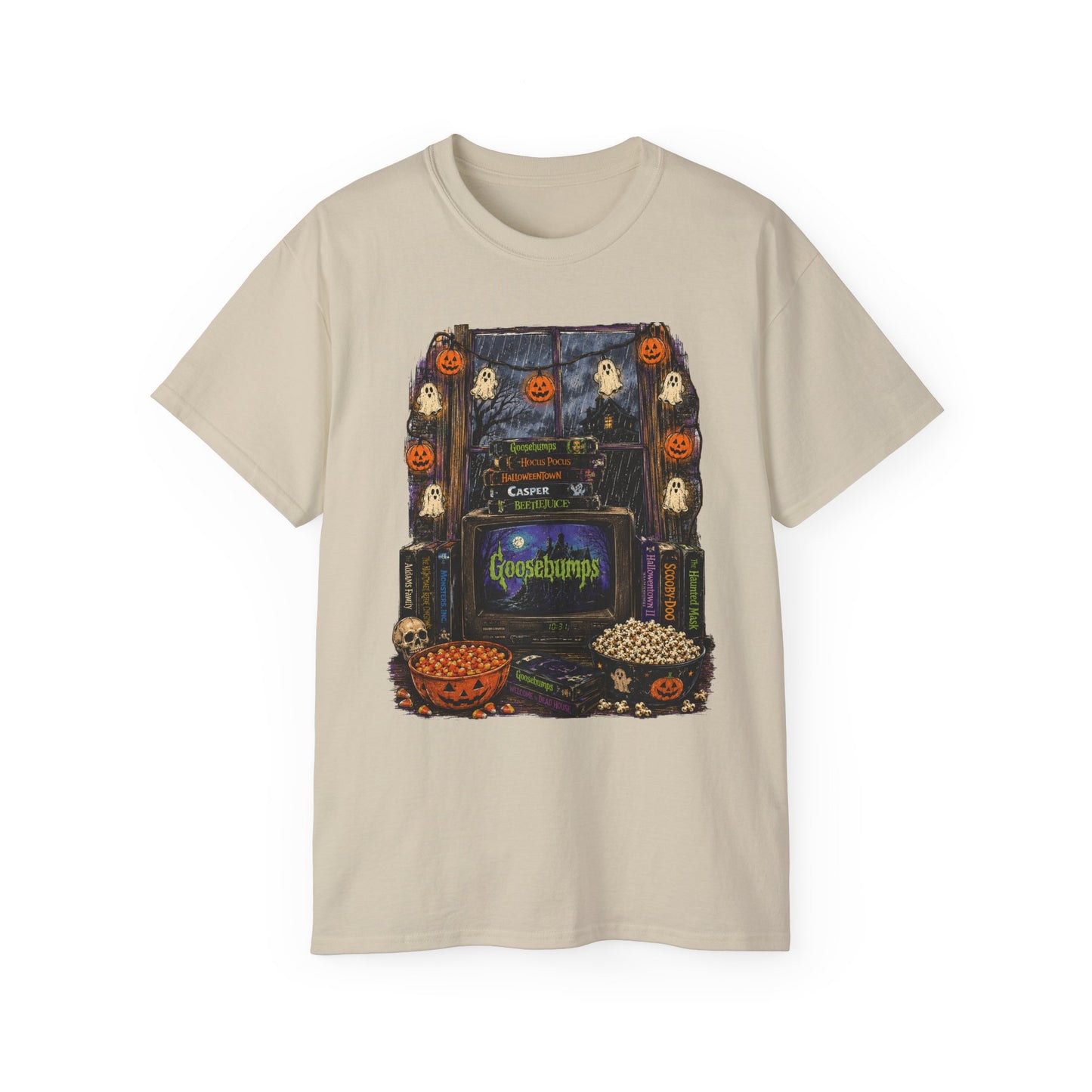 Goosebumps Retro Arcade Halloween Tee