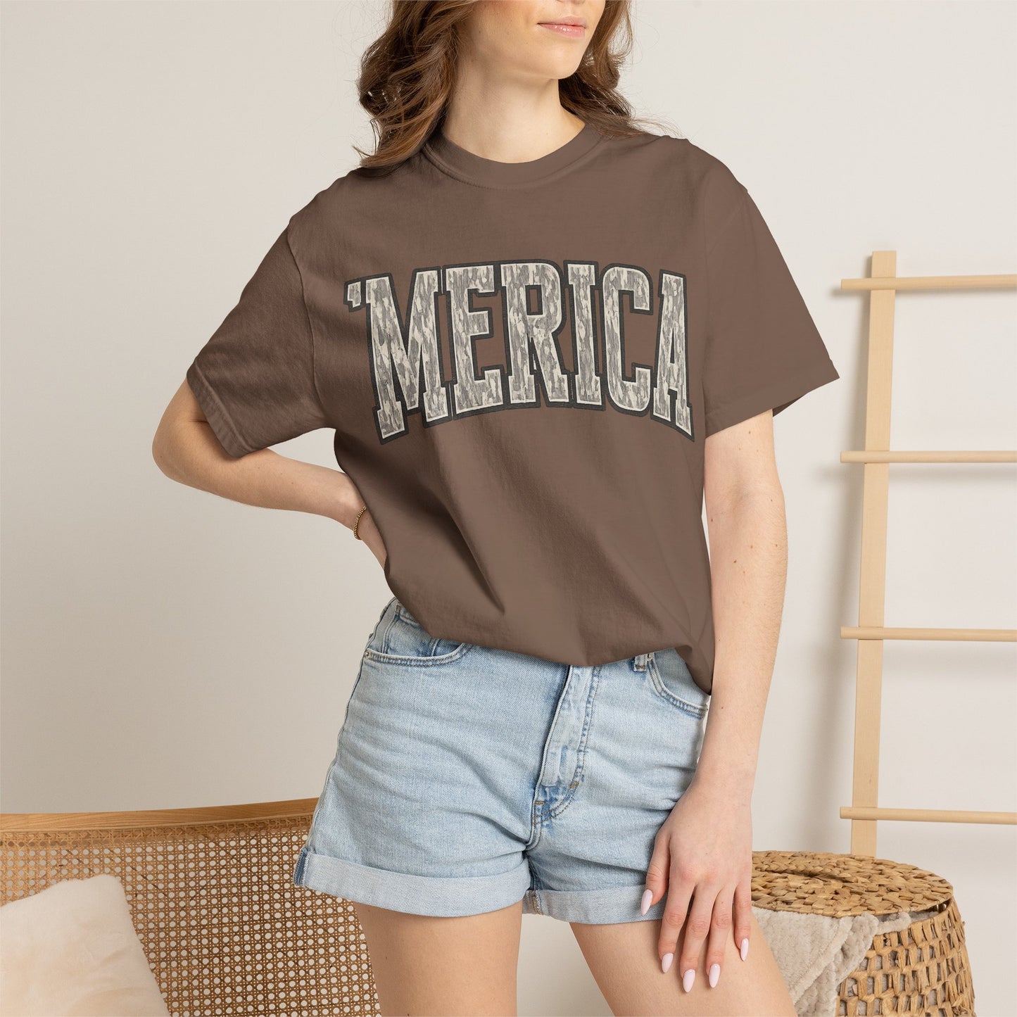 'MERICA Camo Graphic Tee
