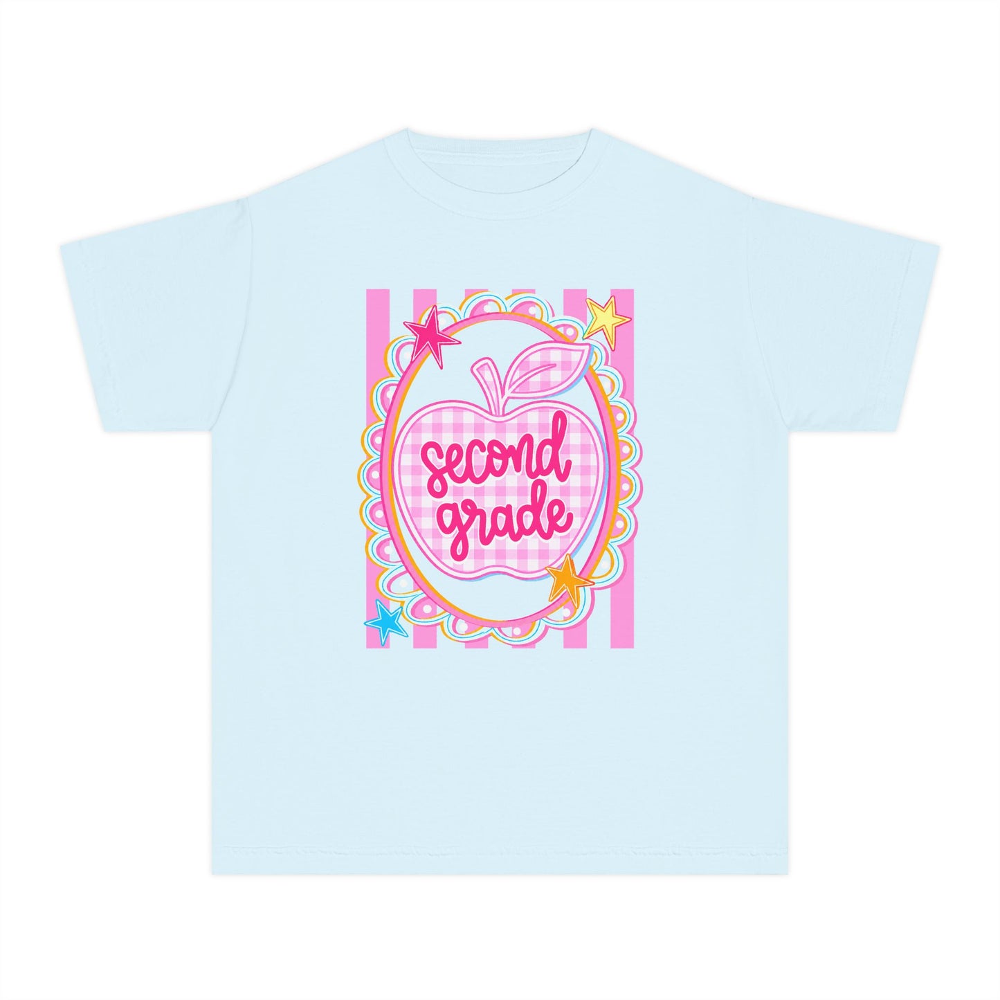 Second Grade Cute Apple Tee (Comfort Color)