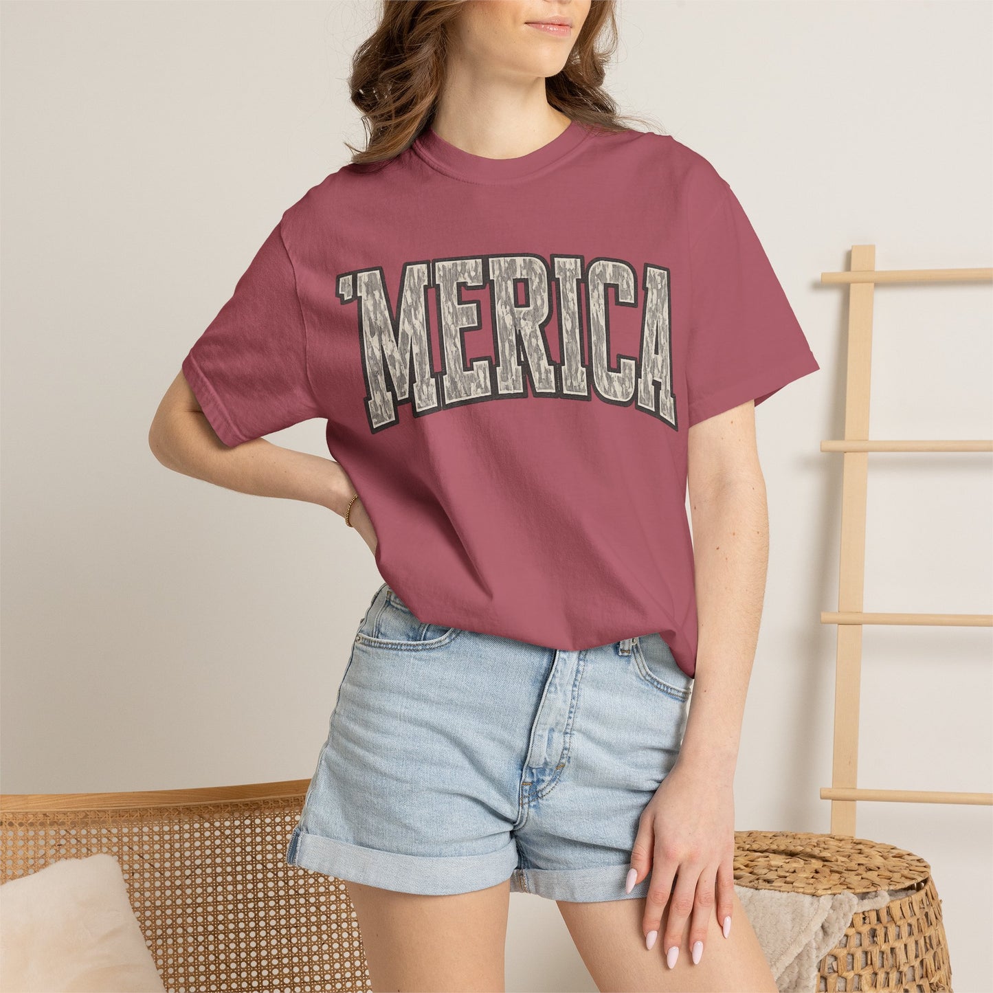 'MERICA Camo Graphic Tee