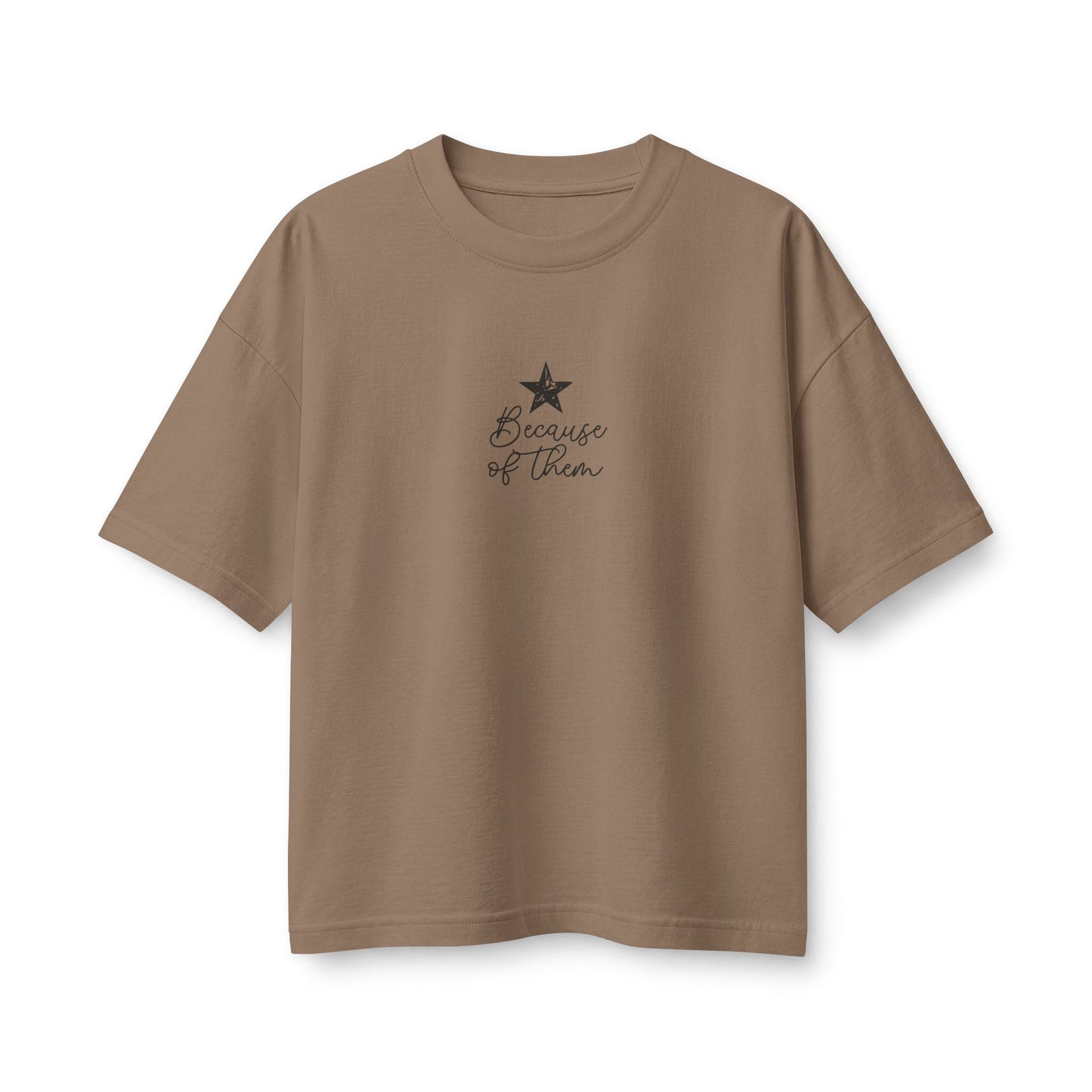 'Because of Them' Patriotic Veterans Tribute Tee