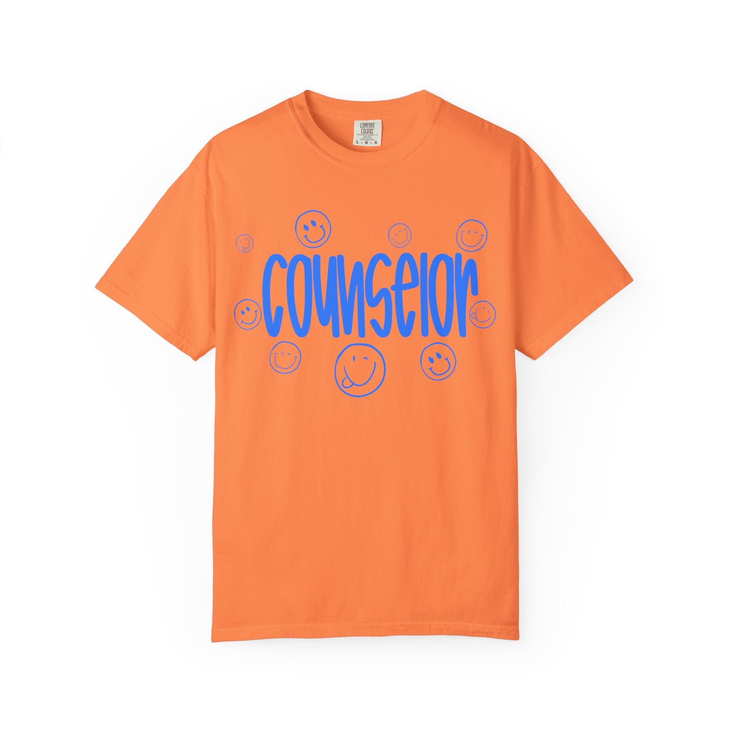 Counselor Smile Graphic T-Shirt (Comfort Color)