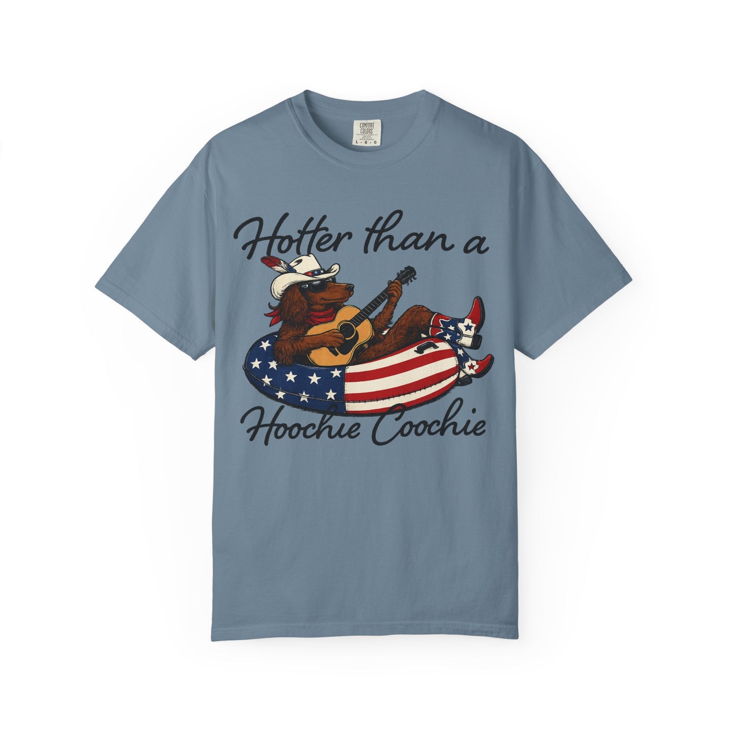 Hotter Than a Hoochie Coochie T-Shirt — Retro Cowgirl Americana Graphic Tee