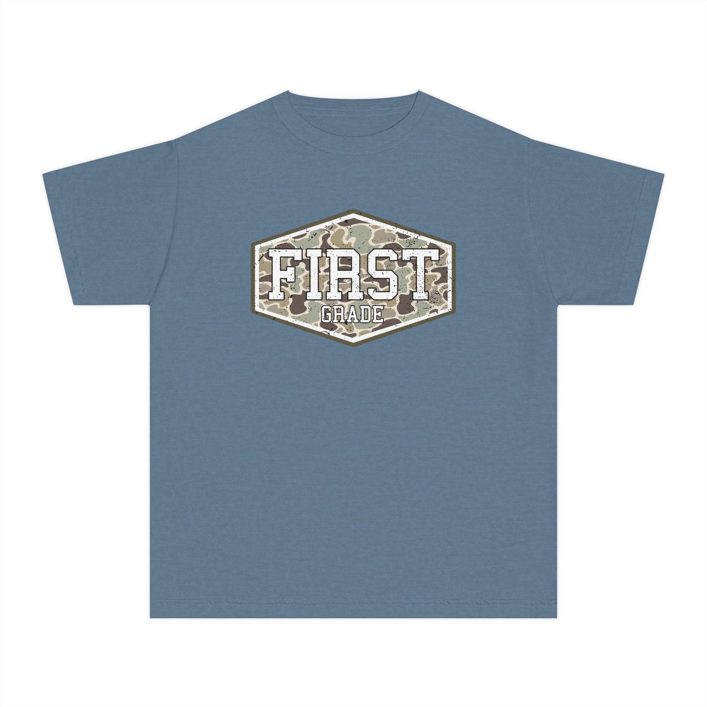 First Grade Camo Tee (Comfort Color)