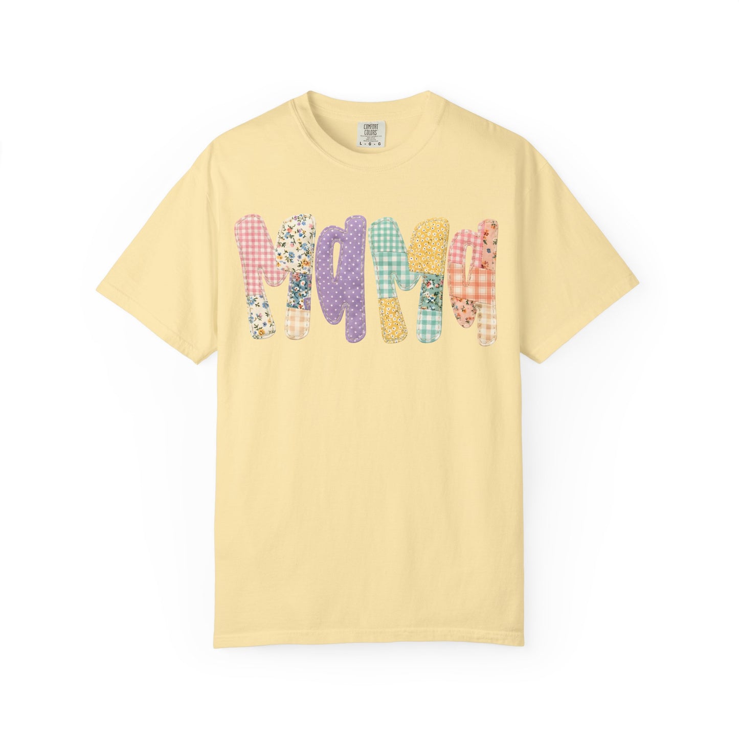 Floral & Gingham Mama Tee